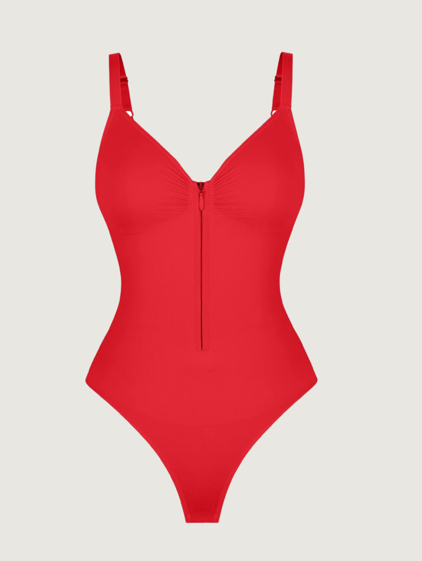 ZIP & SHAPE SEAMLESS BODYSUIT