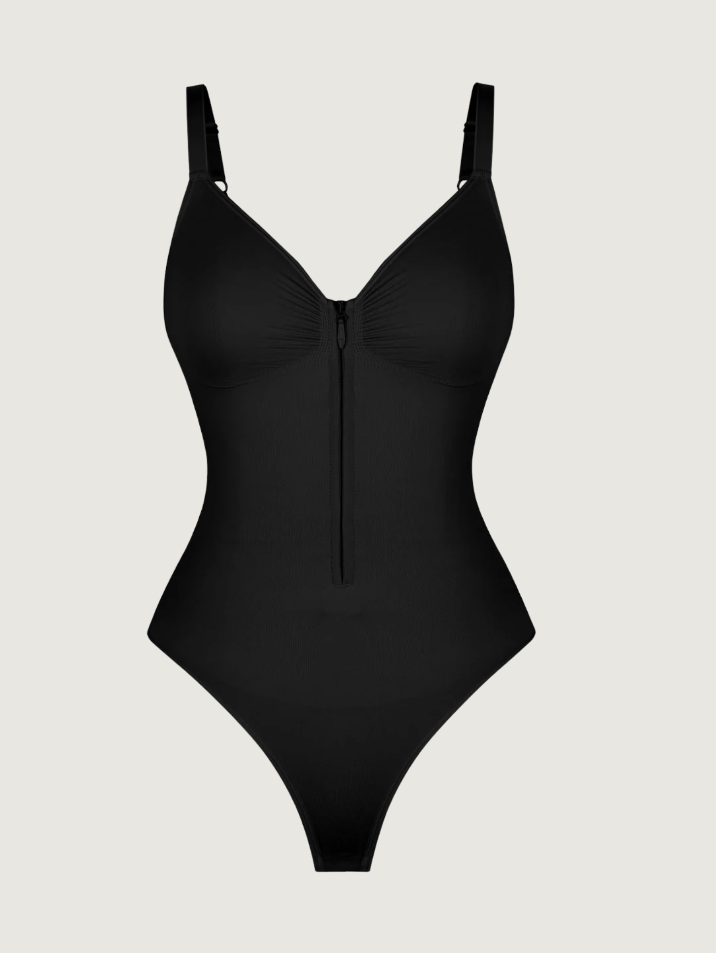 ZIP & SHAPE SEAMLESS BODYSUIT
