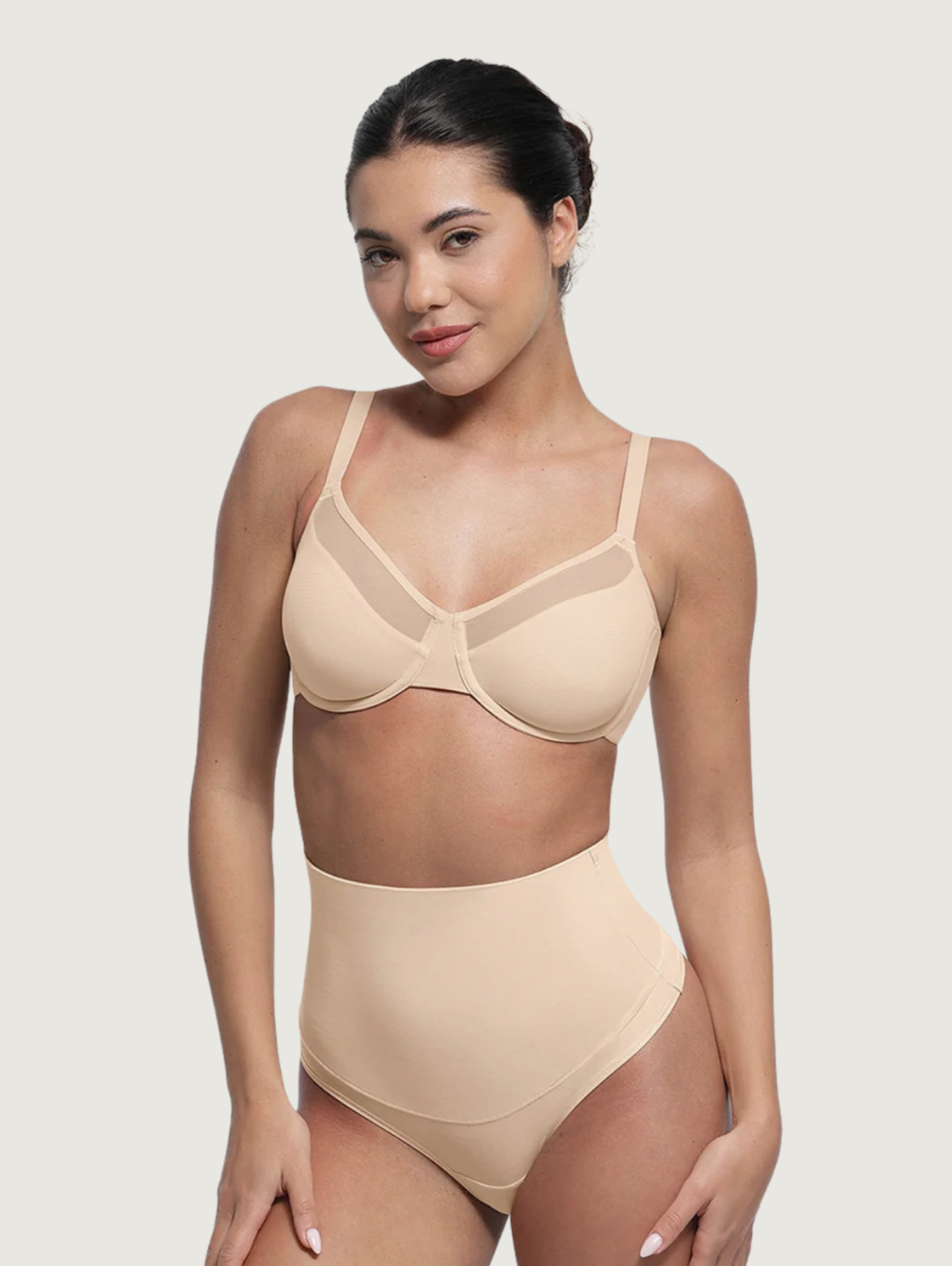 FULL COVERAGE MESH UNDERWIRE BRA