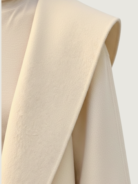 VERSATILE FRENCH STYLE WOOL HOODIE COAT