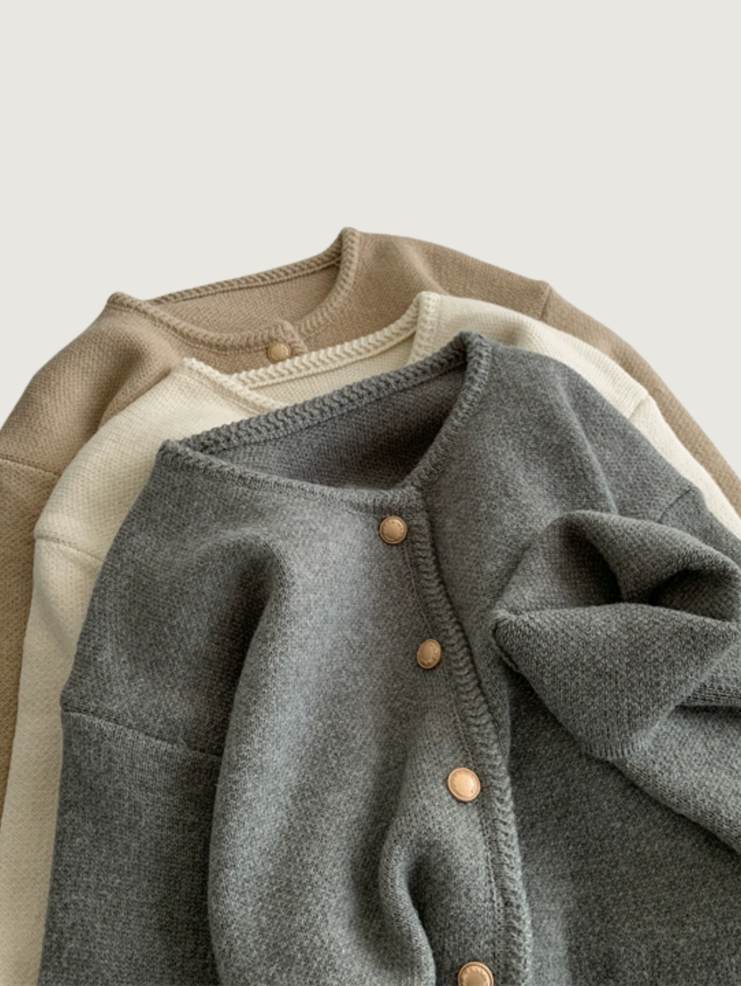 SHORT CASHMERE CARDIGAN