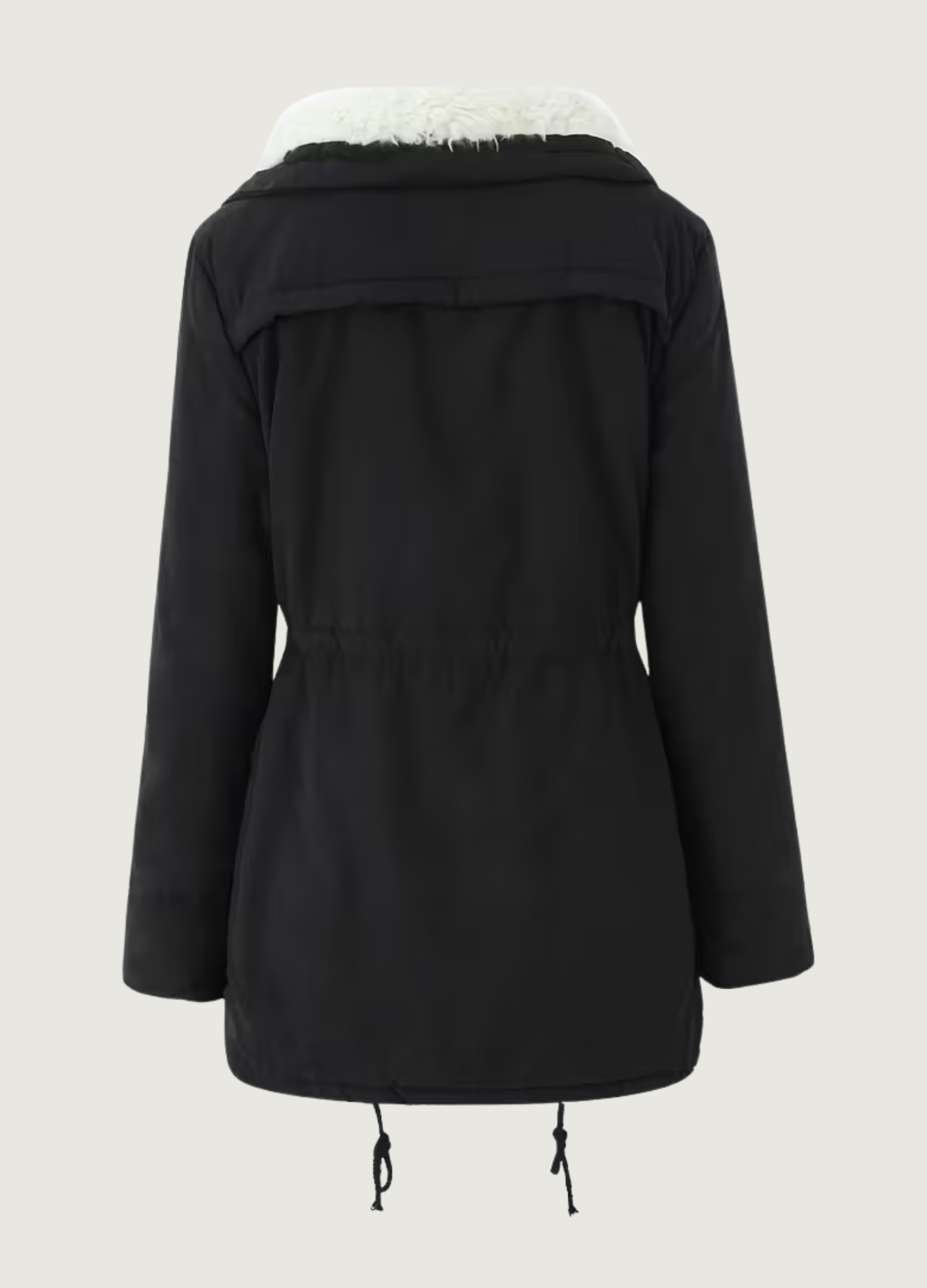 LONG SLEEVE PARKA JACKET WITH POCKETS