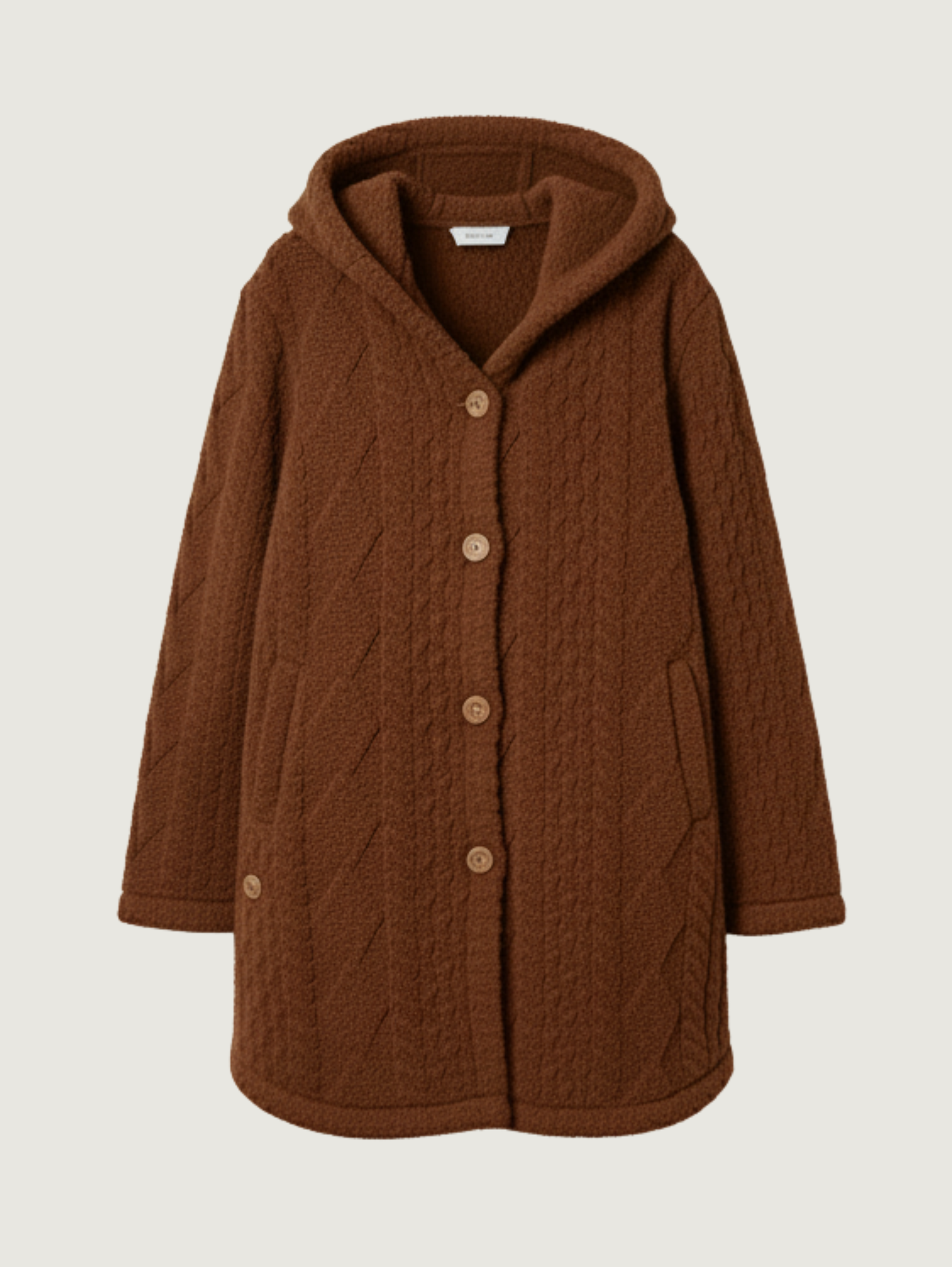 ALL-SEASON PLUSH CARDIGAN WITH POCKETS