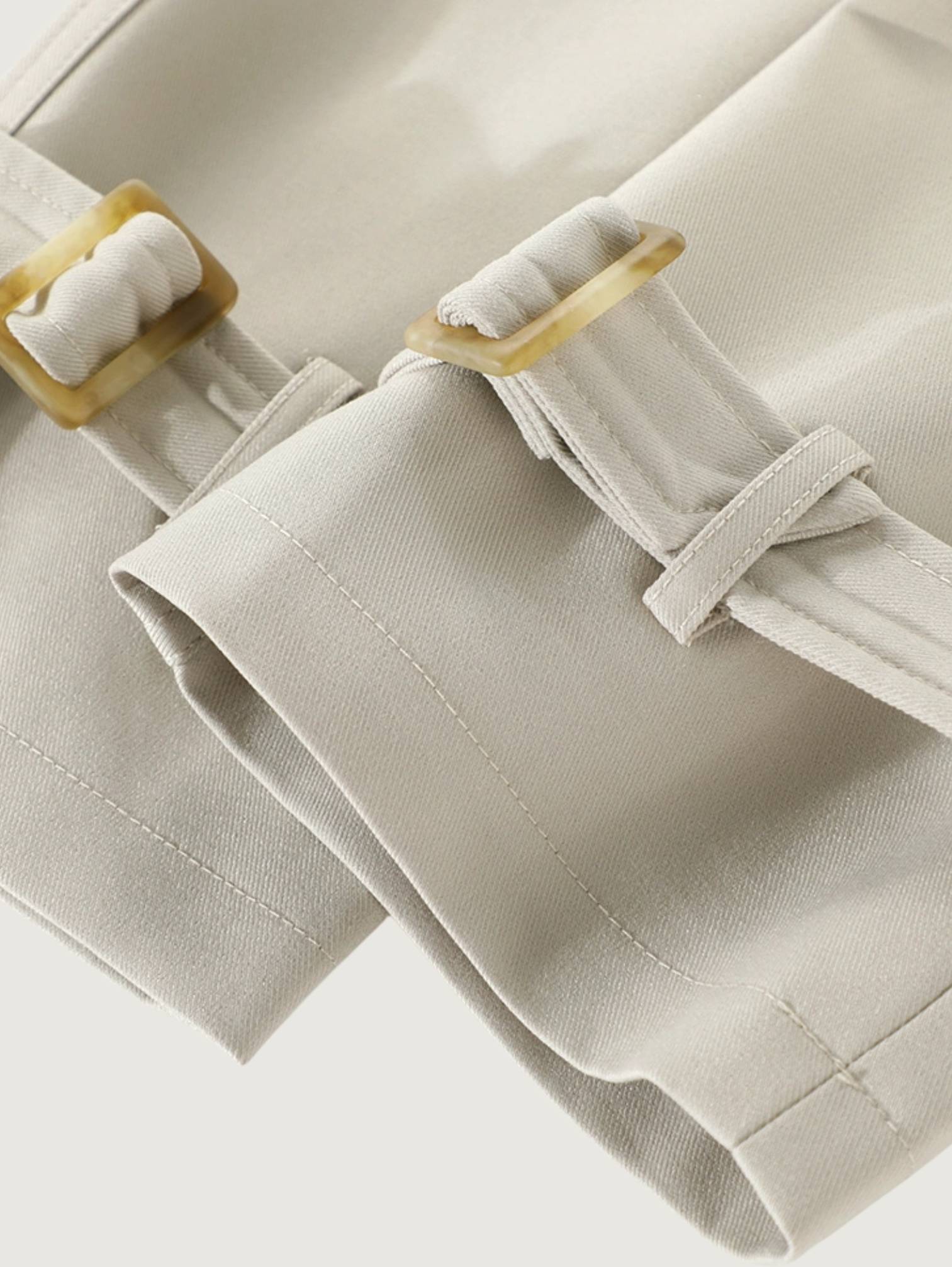 TRENDY MID-LENGTH TRENCH COAT