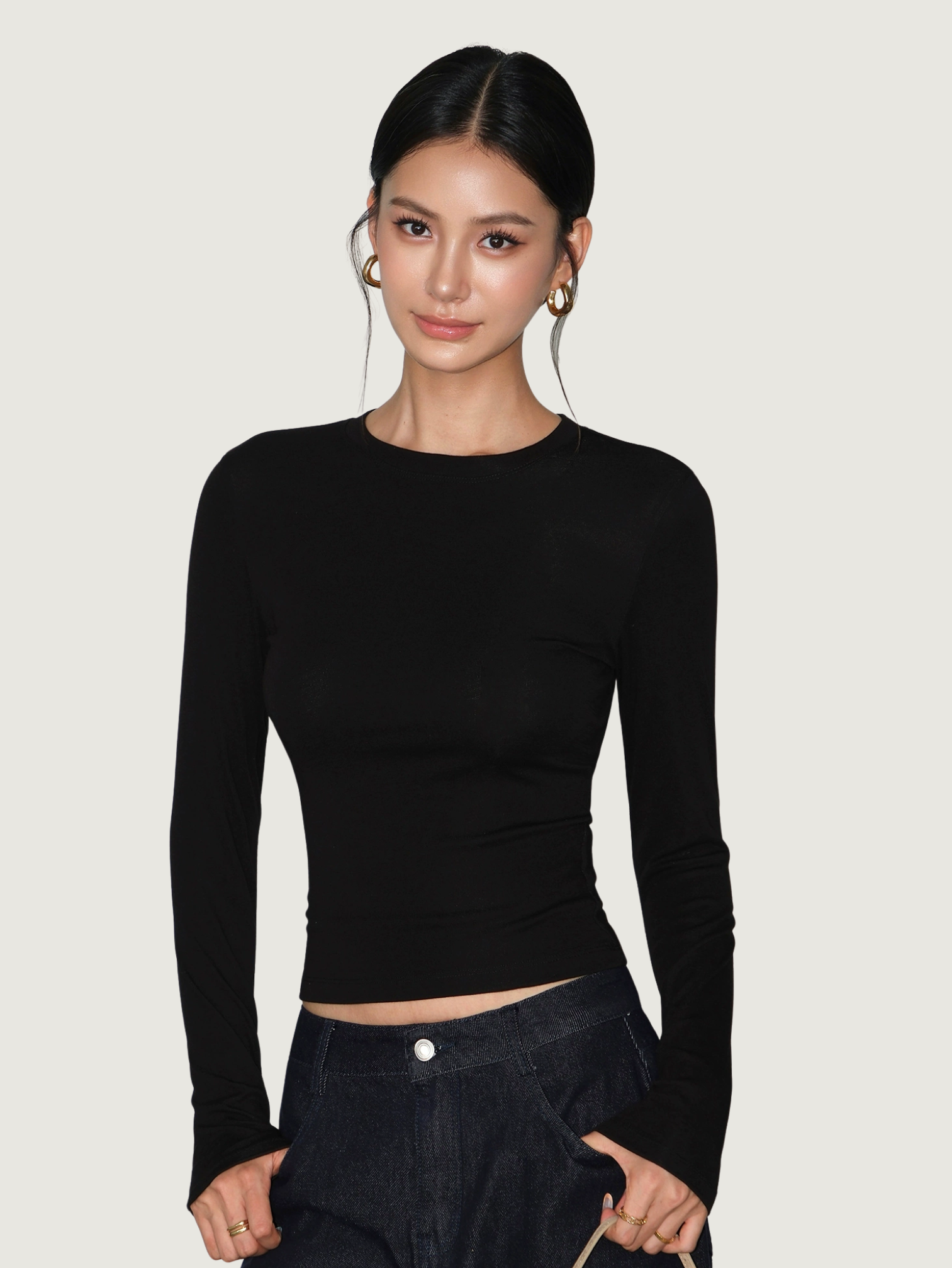 SLIM FIT LONG SLEEVE T-SHIRT