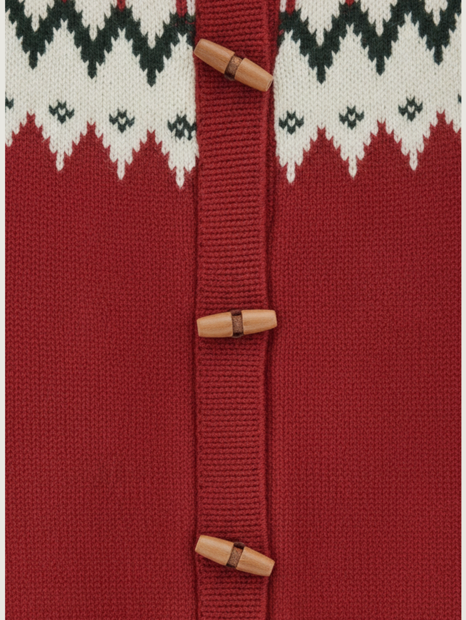 VINTAGE FAIR ISLE WOOL CARDIGAN