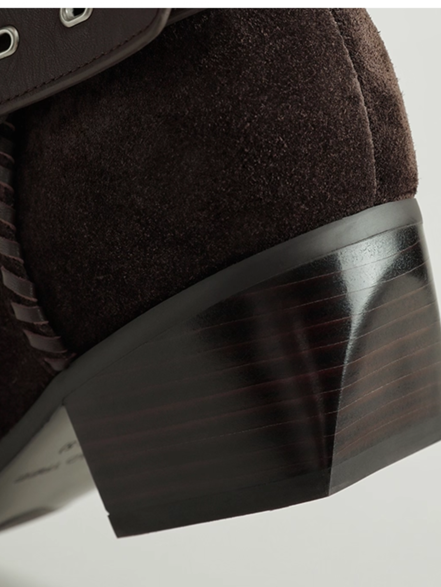 BUCKLE STACKED BOOTS