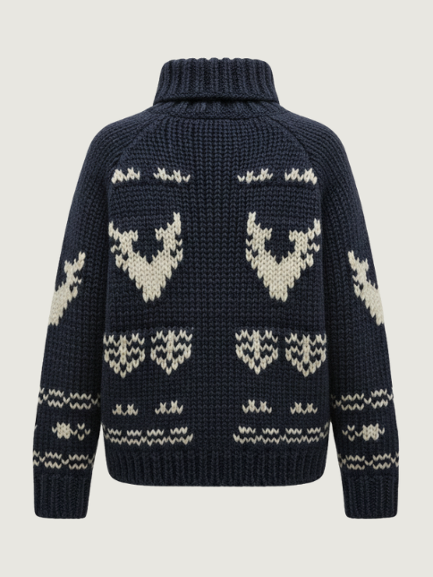 NORDIC FAIR ISLE TURTLENECK SWEATER
