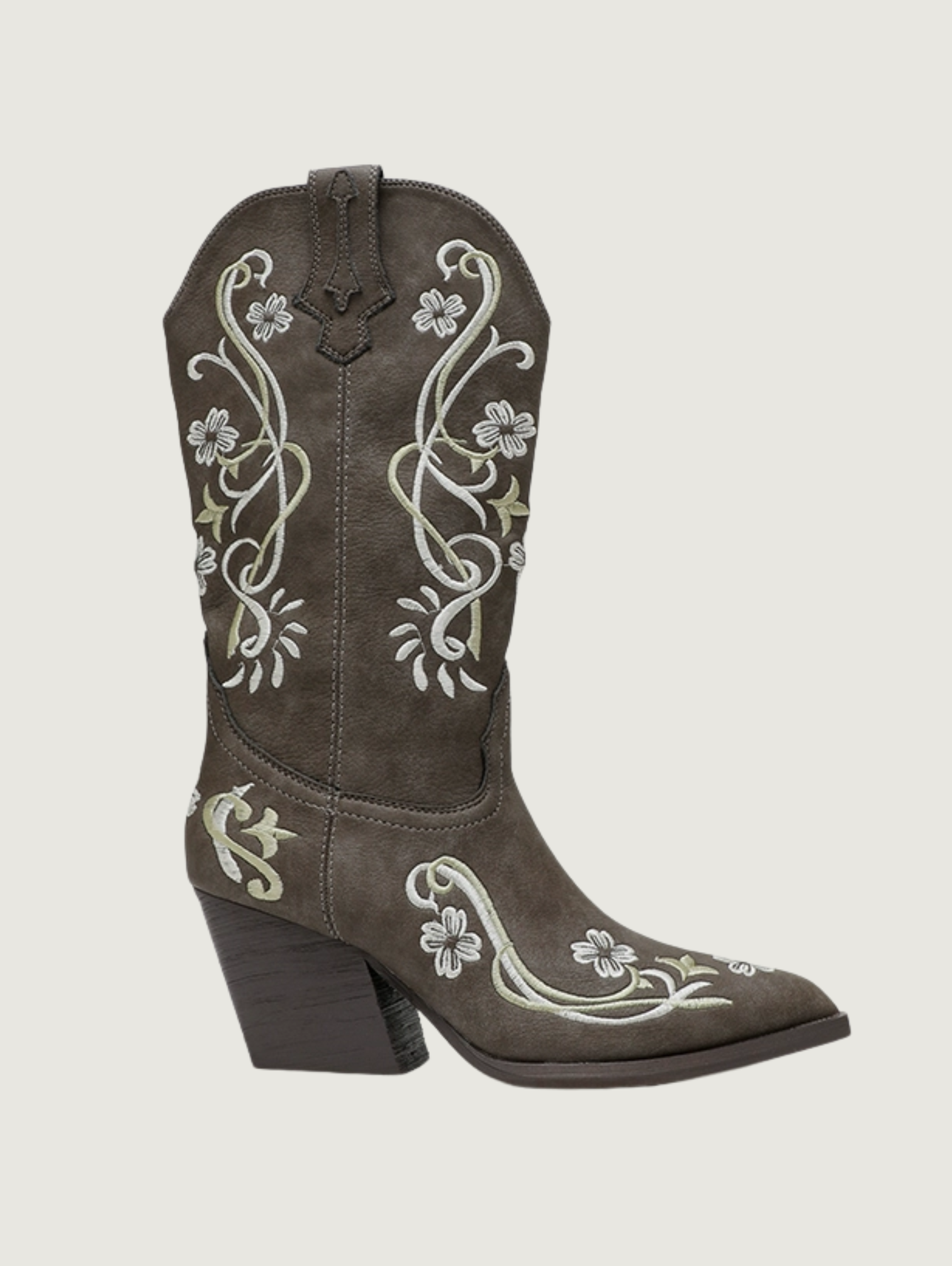 WESTERN COWBOY MID-CALF BOOTS