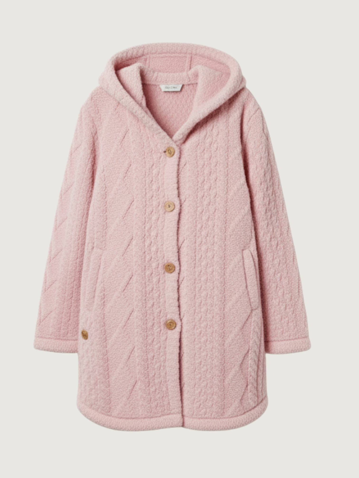 ALL-SEASON PLUSH CARDIGAN WITH POCKETS