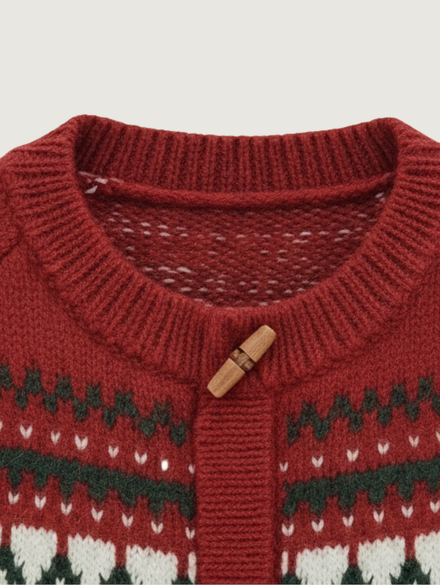 VINTAGE FAIR ISLE WOOL CARDIGAN