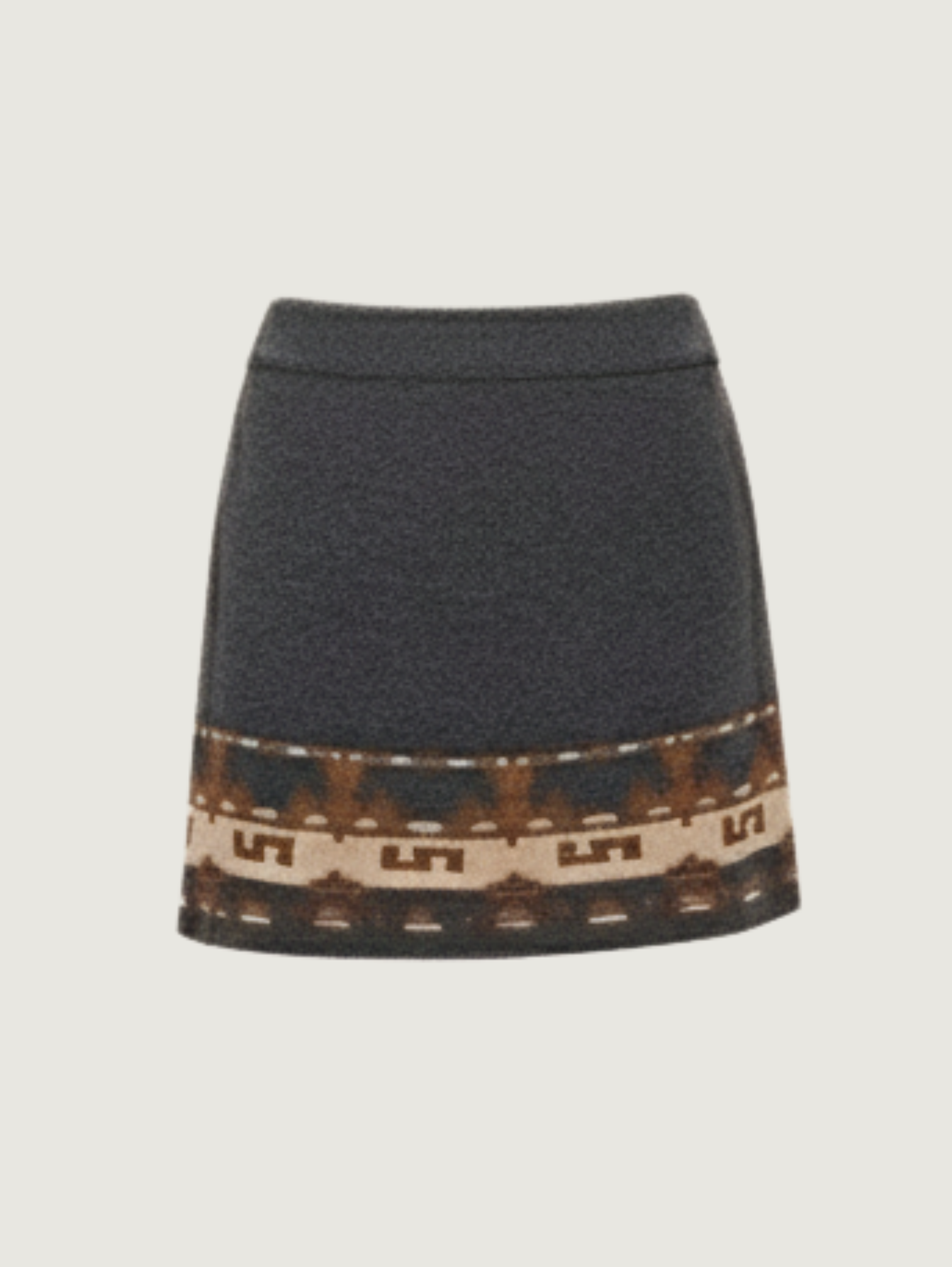 ELEGANT JACQUARD MINI SKIRT