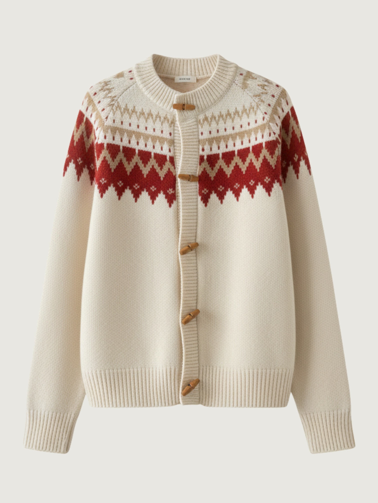 VINTAGE FAIR ISLE WOOL CARDIGAN