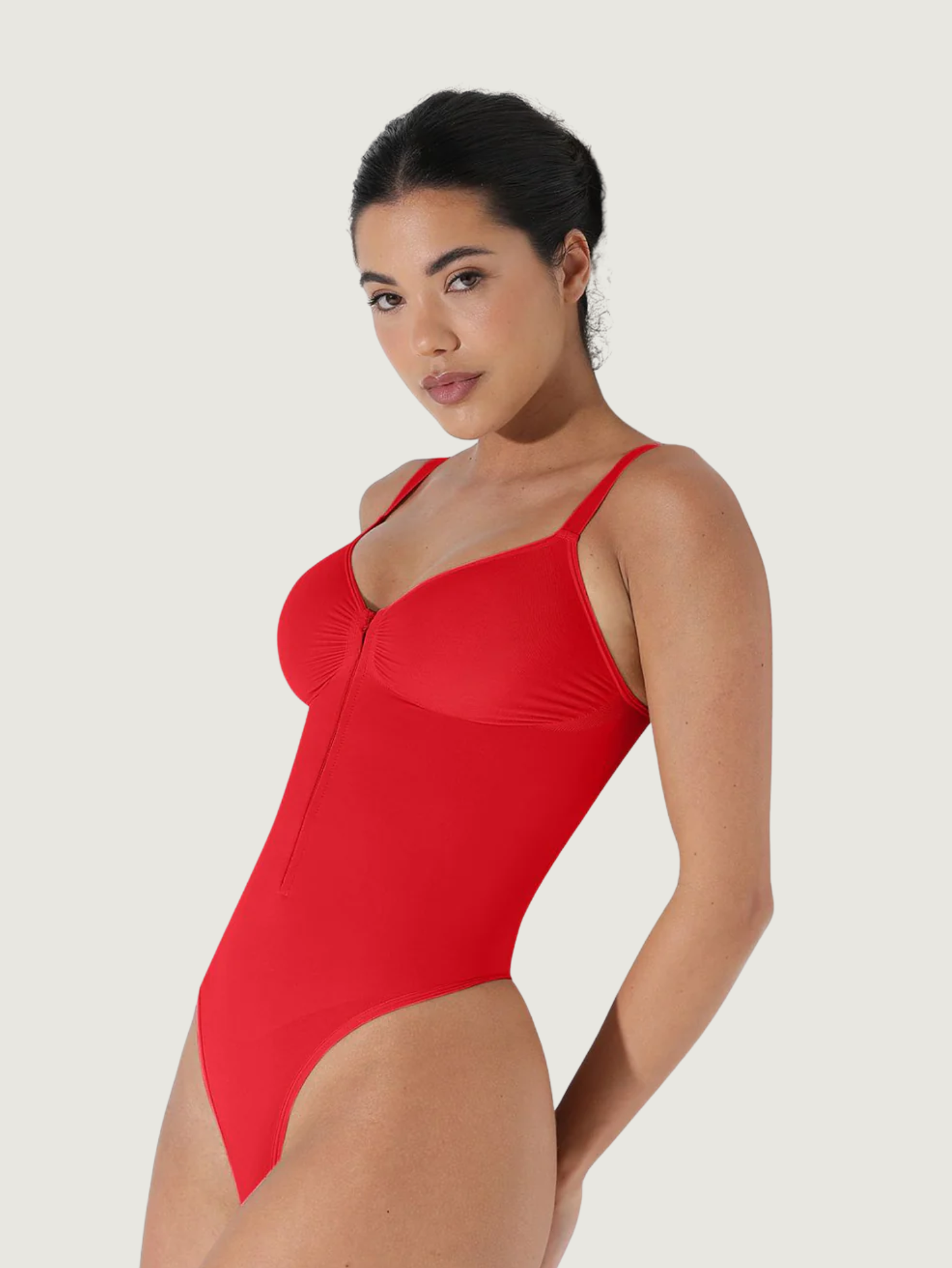 ZIP & SHAPE SEAMLESS BODYSUIT