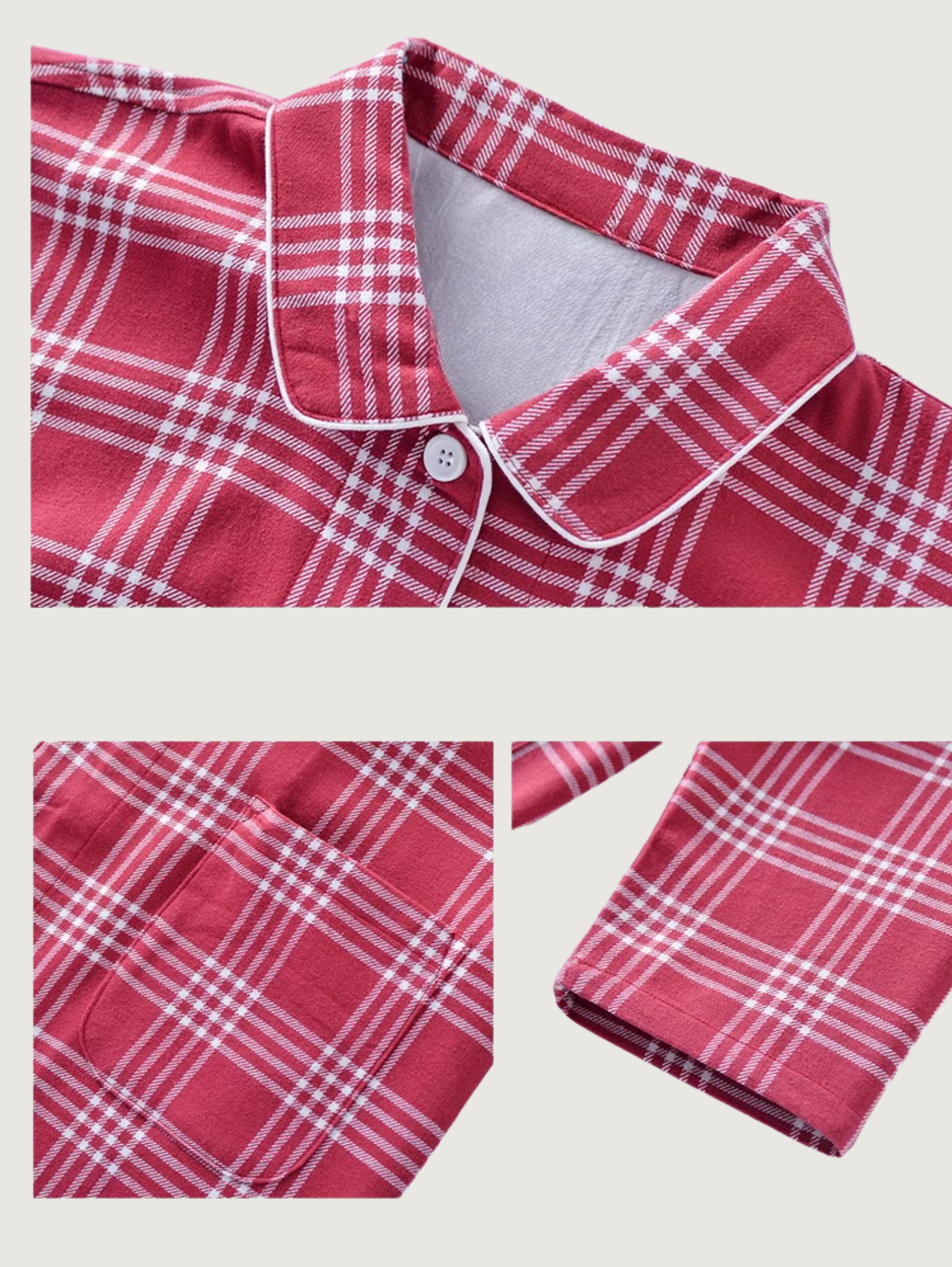 PINK UNISEX PURE COTTON PAJAMA SET