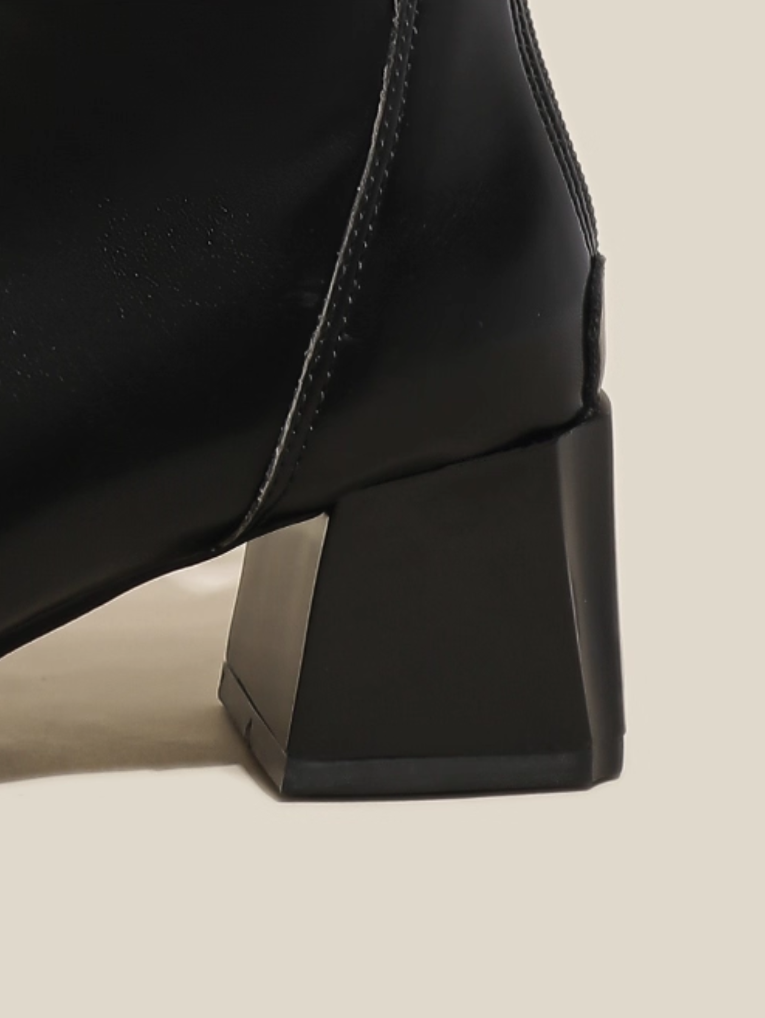 ELEGANT BLOCK HEEL ANKLE BOOTS