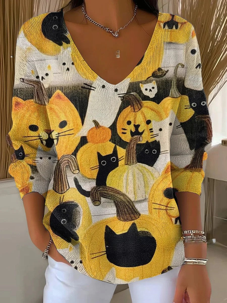 CAMILLA – V-NECK SWEATER