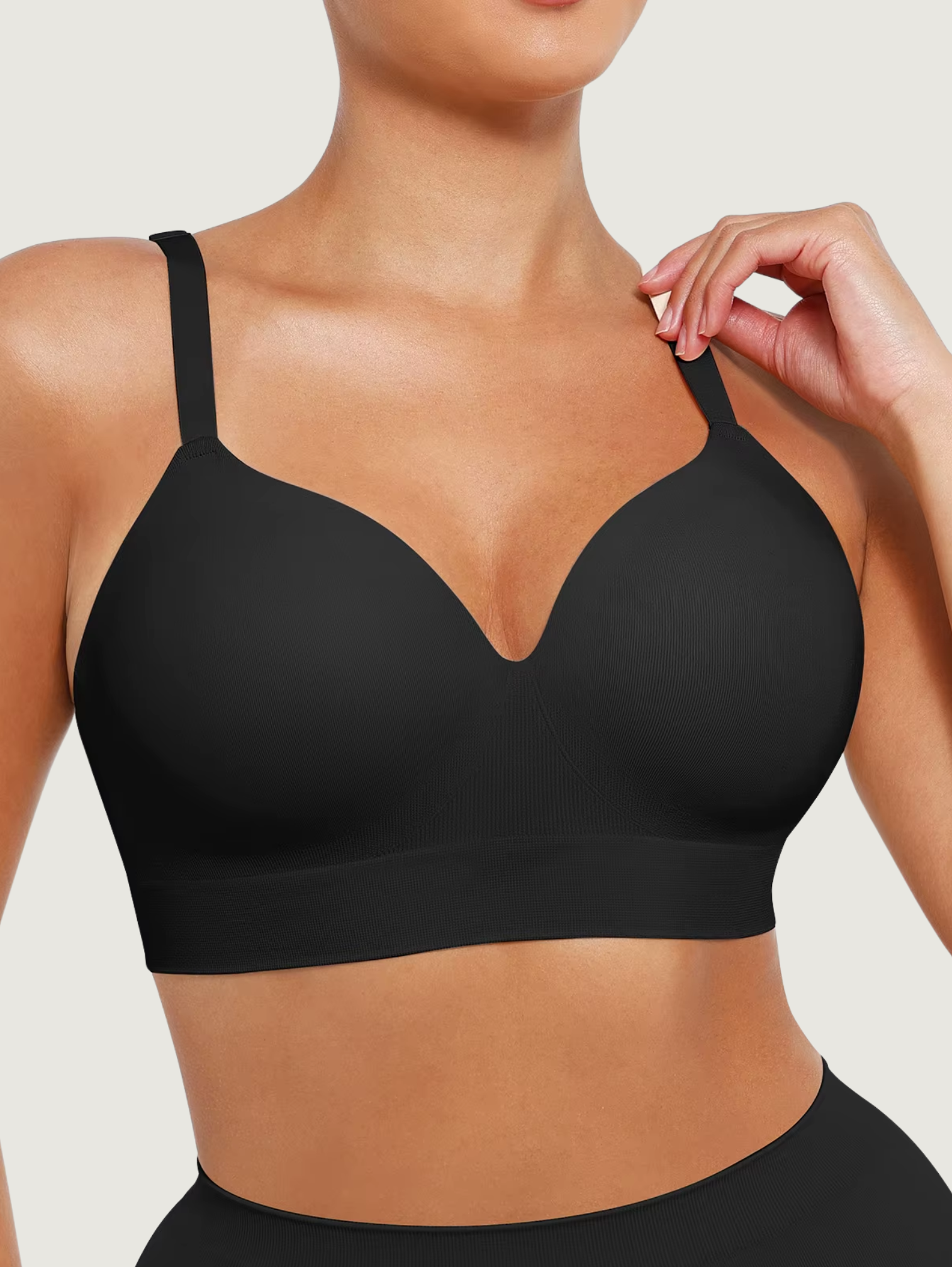 SEAMLESS WIRELESS SHAPING BRA