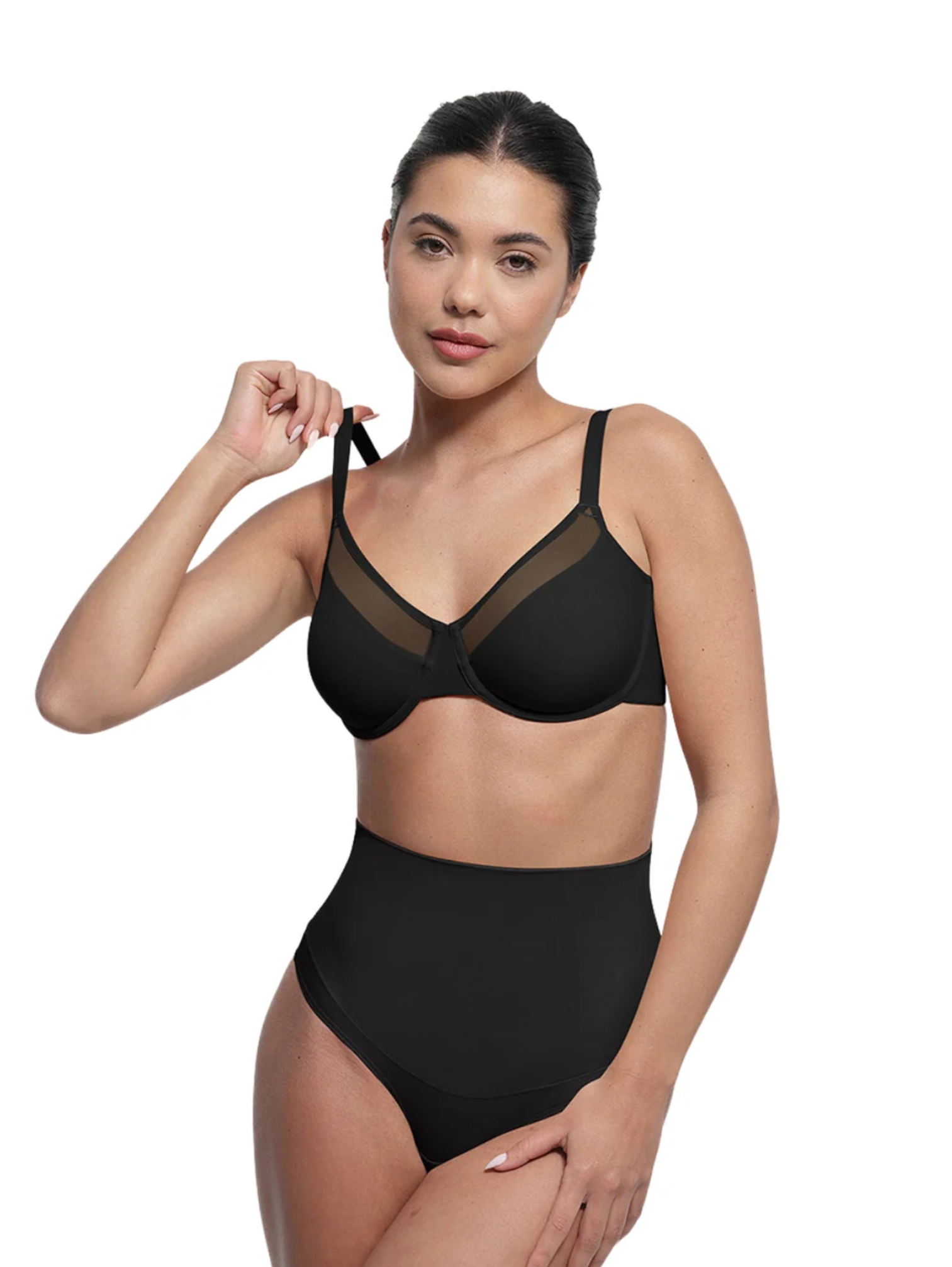 FULL COVERAGE MESH UNDERWIRE BRA