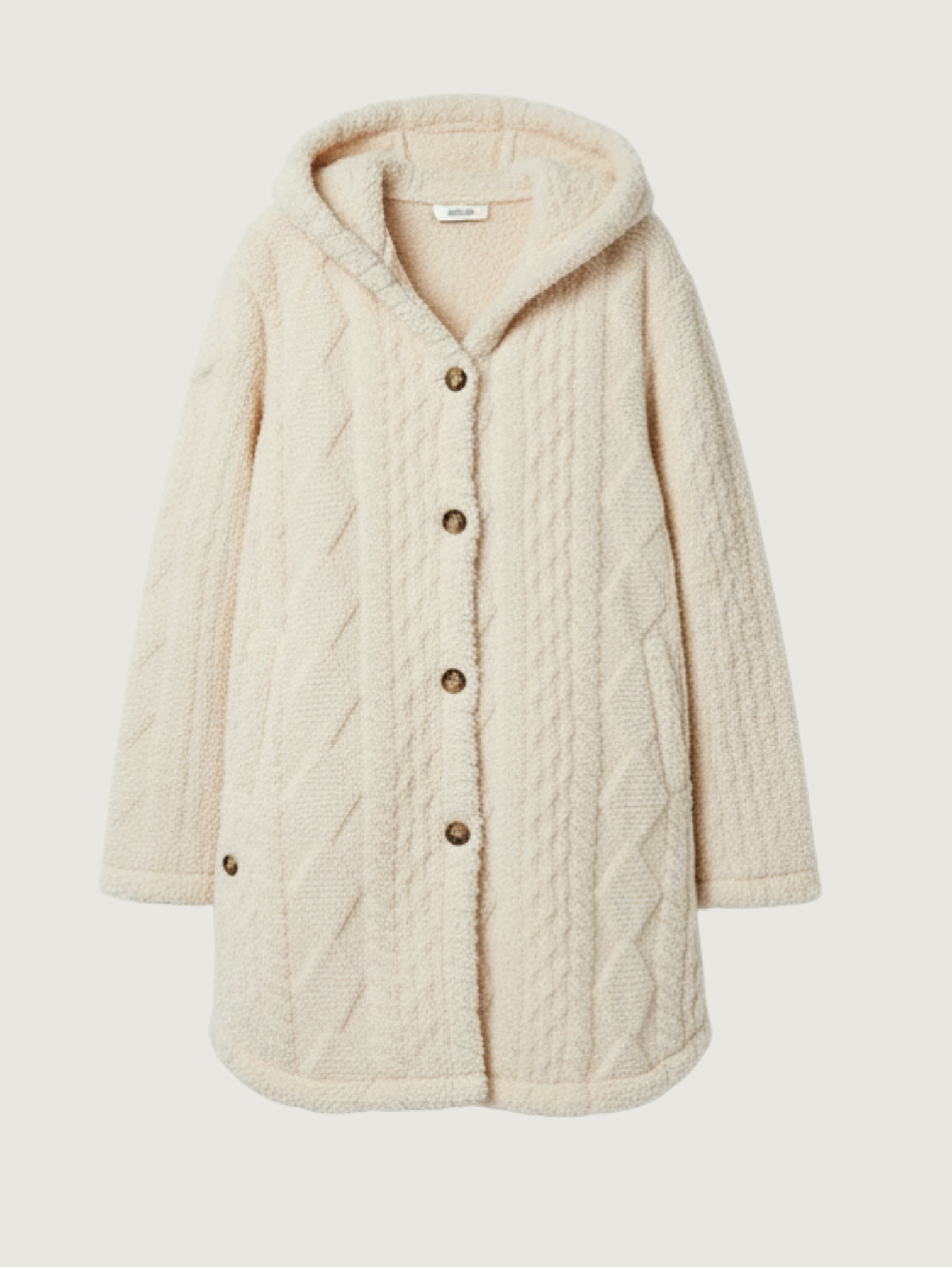 ALL-SEASON PLUSH CARDIGAN WITH POCKETS