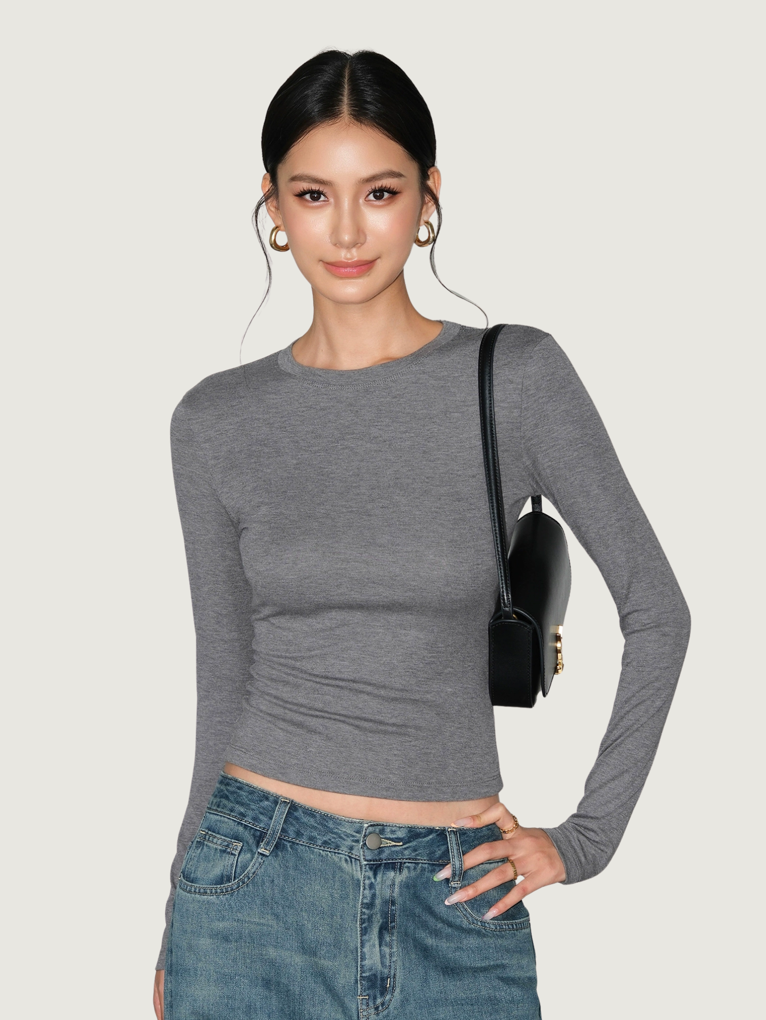 SLIM FIT LONG SLEEVE T-SHIRT