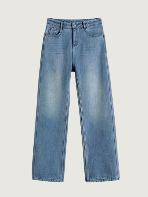 FLEECE LINED VINTAGE JEANS