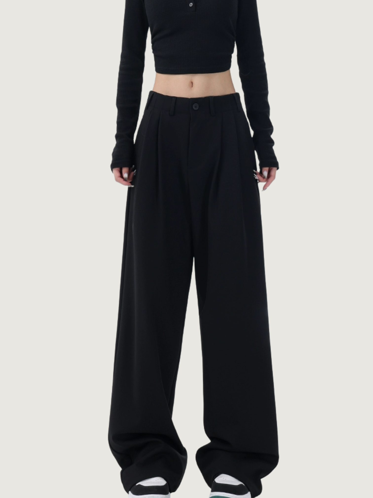 DRAPEY CASUAL SUIT PANTS