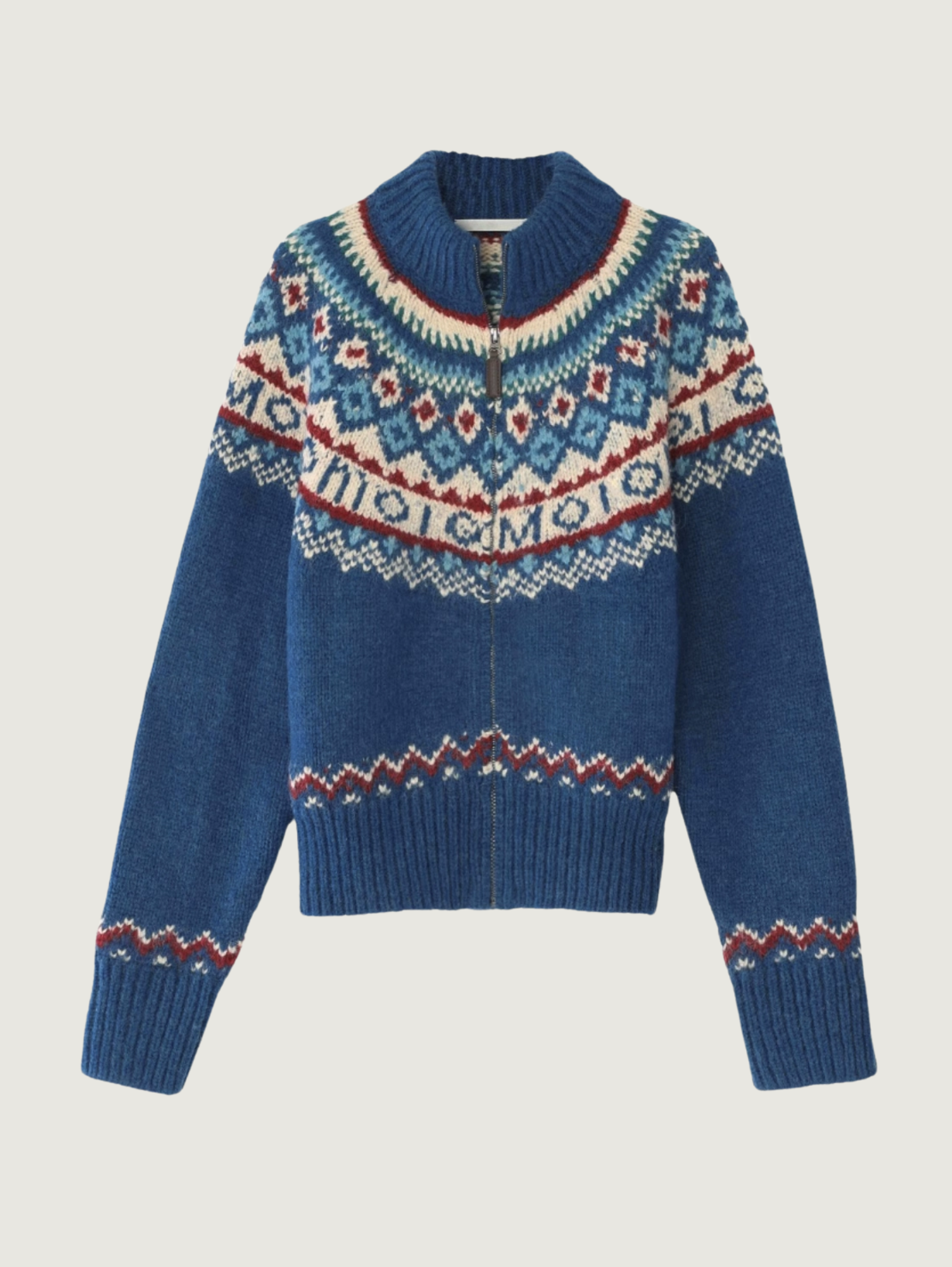 FAIR ISLE TURTLENECK SWEATER