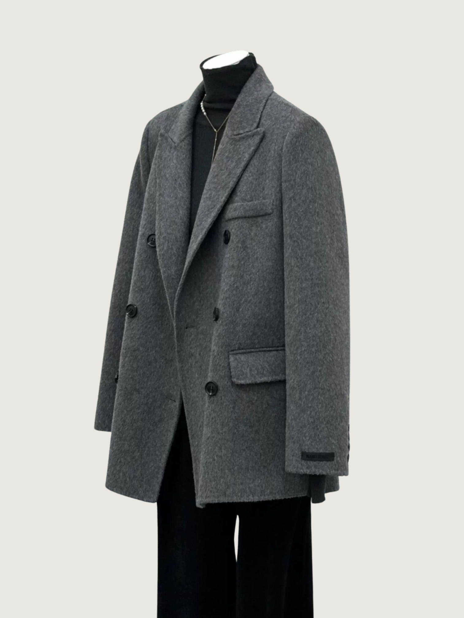 AUTUMN WINTER WOOL CASHMERE BLAZER