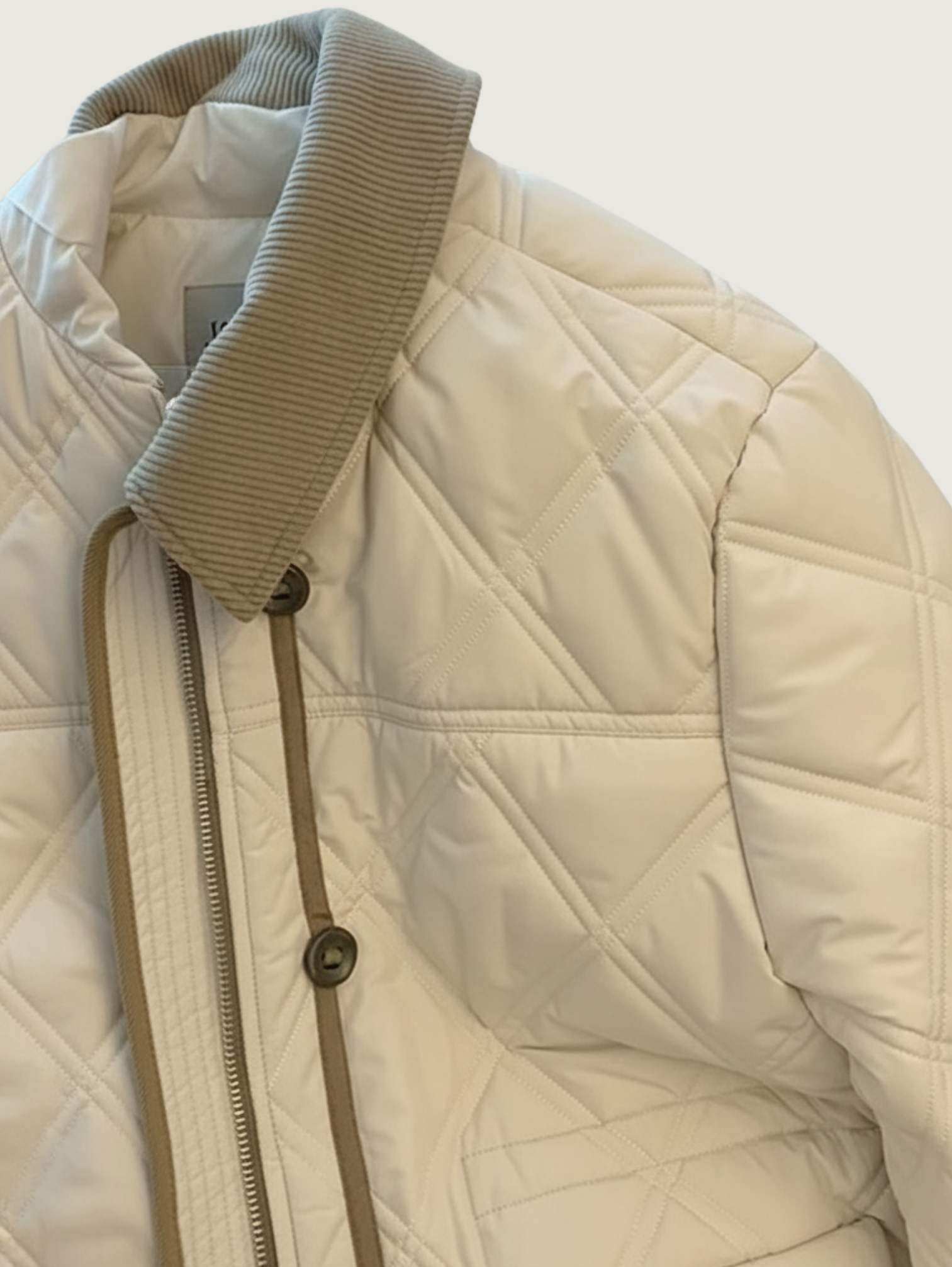 LAPEL PADDED QUILTED JACKET