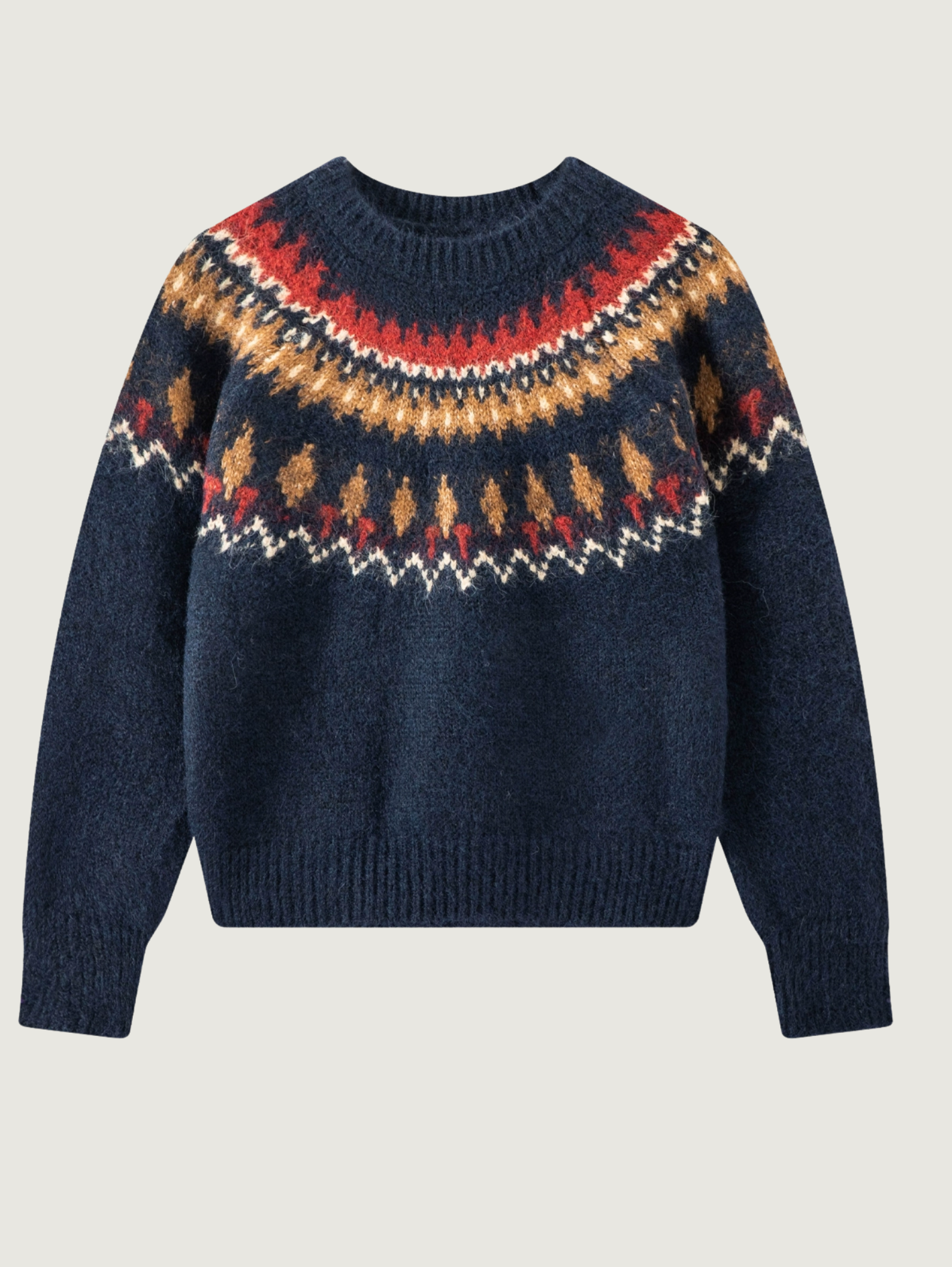 JACQUARD KNIT SWEATER