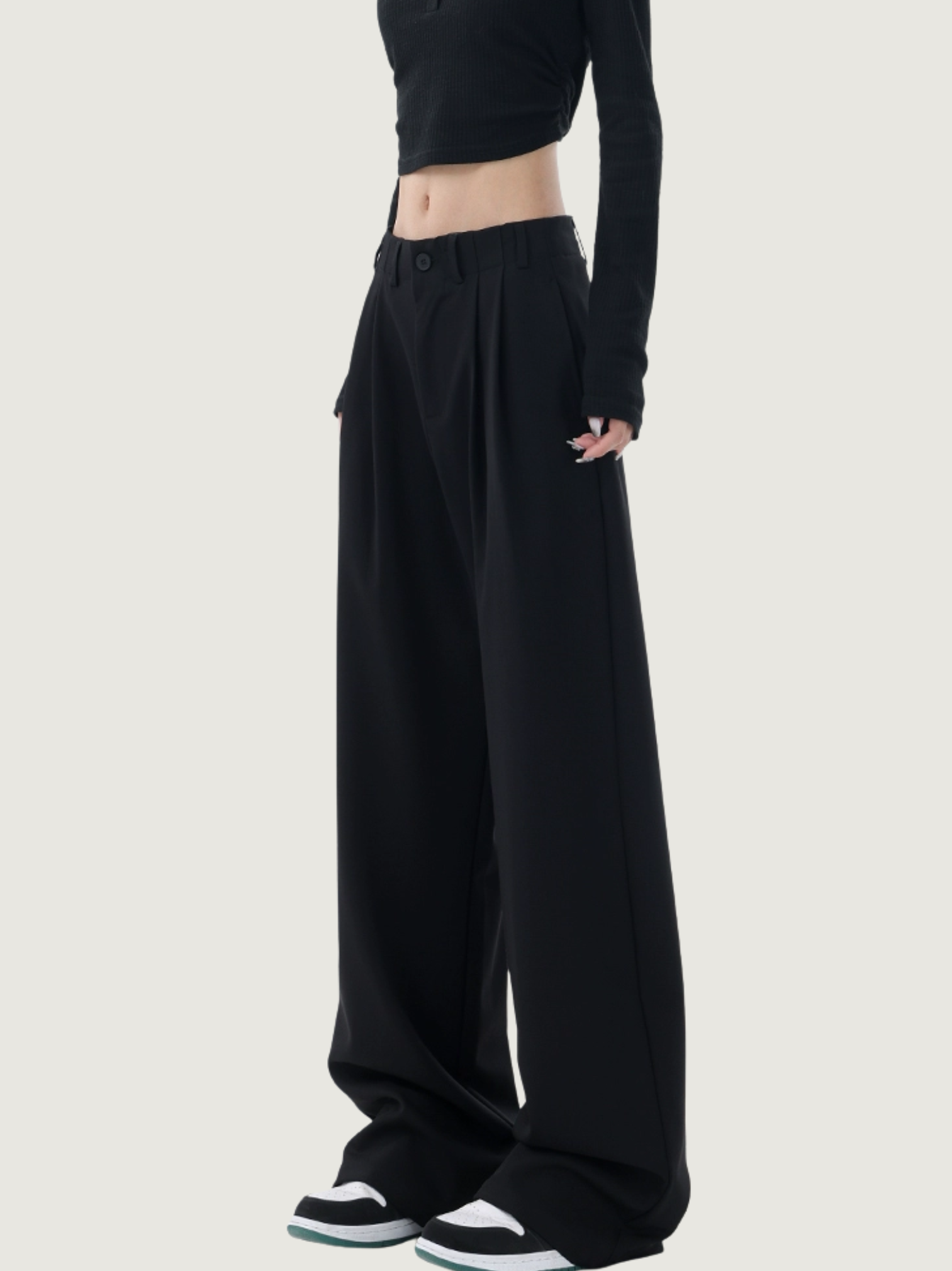 DRAPEY CASUAL SUIT PANTS
