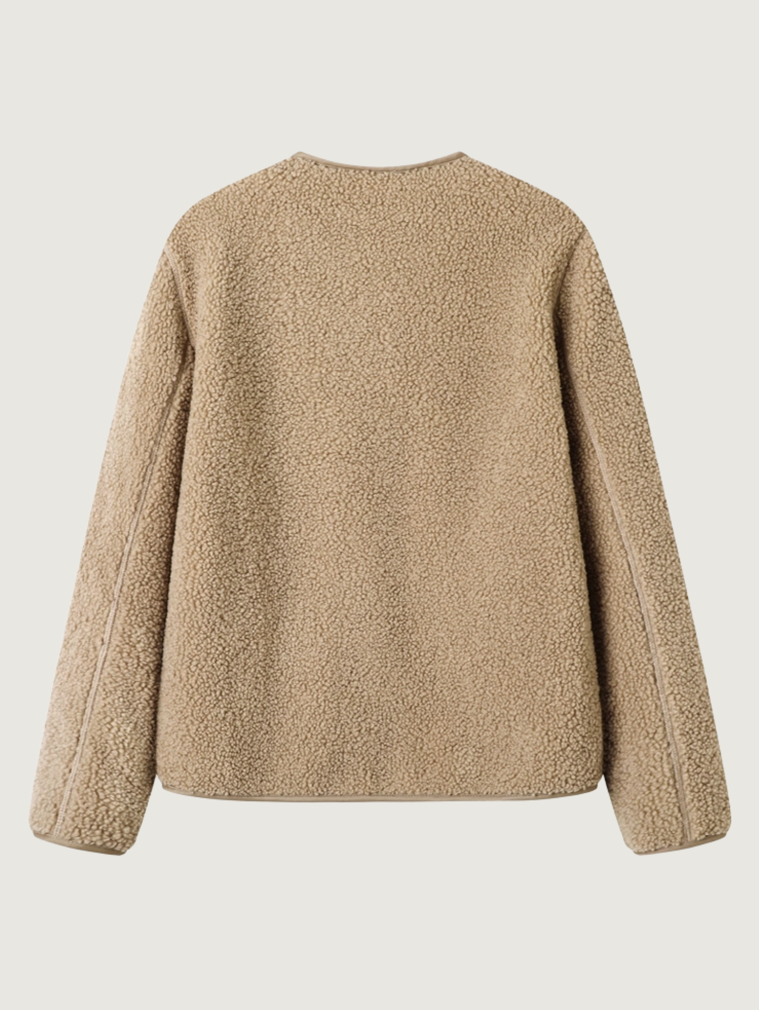 COZY FAUX LAMB FLEECE JACKET