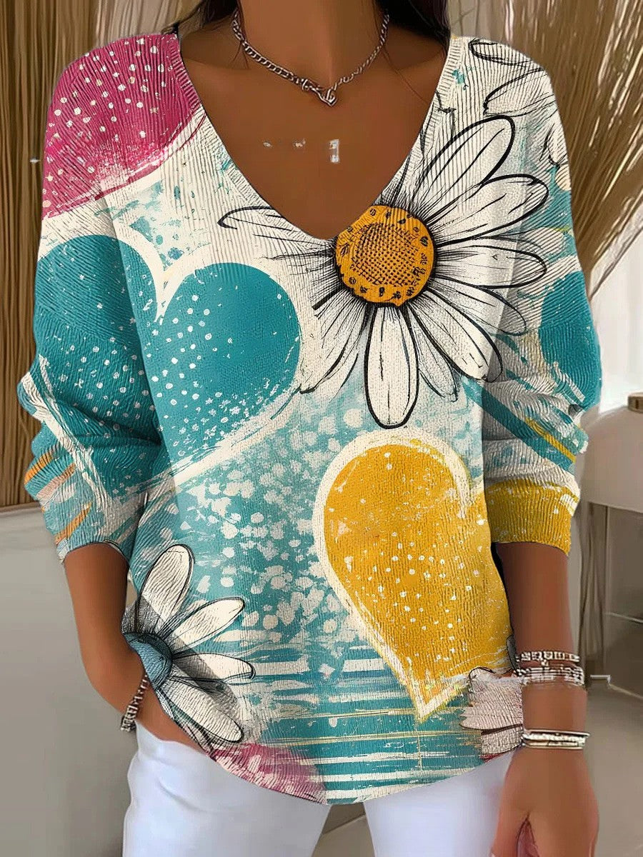 SABRINA – V-NECK SWEATER