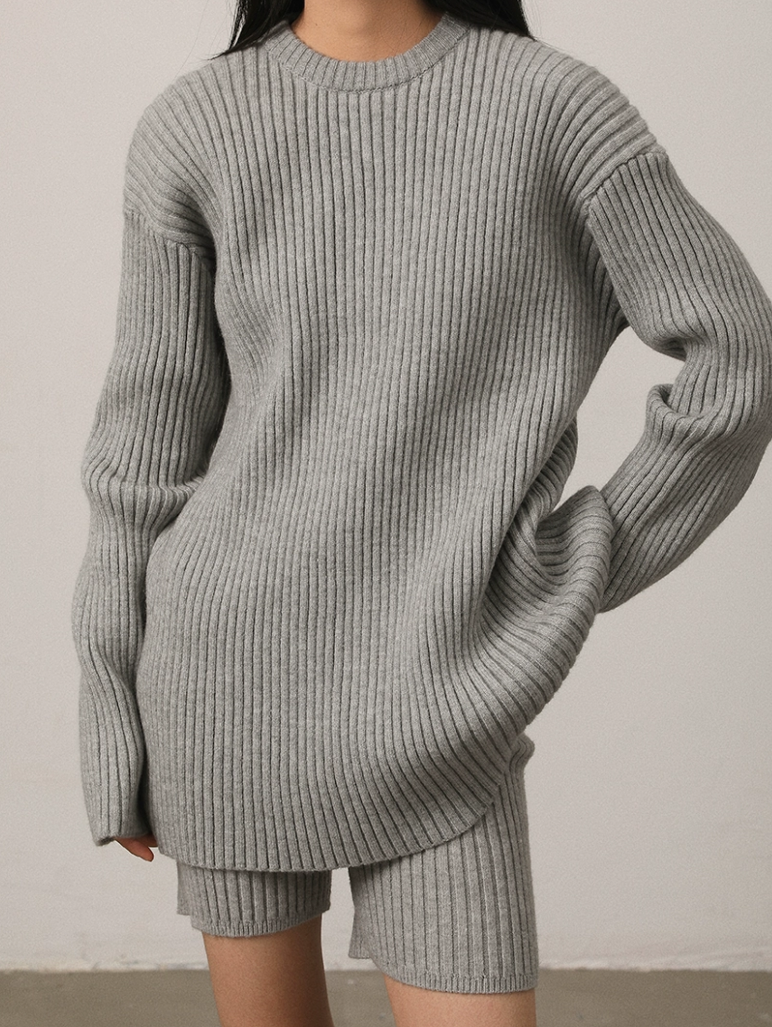 HIGH-END LAZY STYLE KNIT SET
