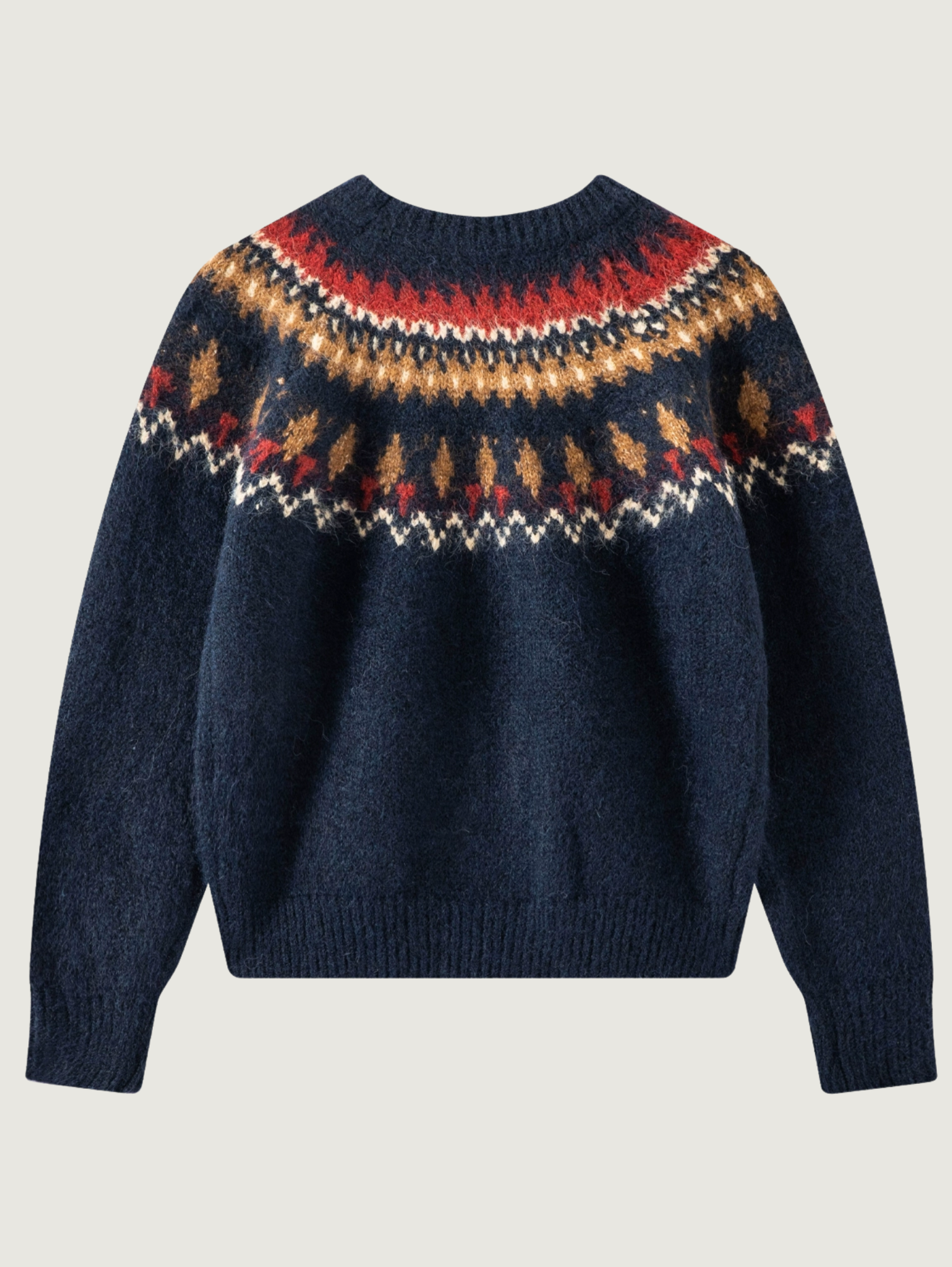 JACQUARD KNIT SWEATER