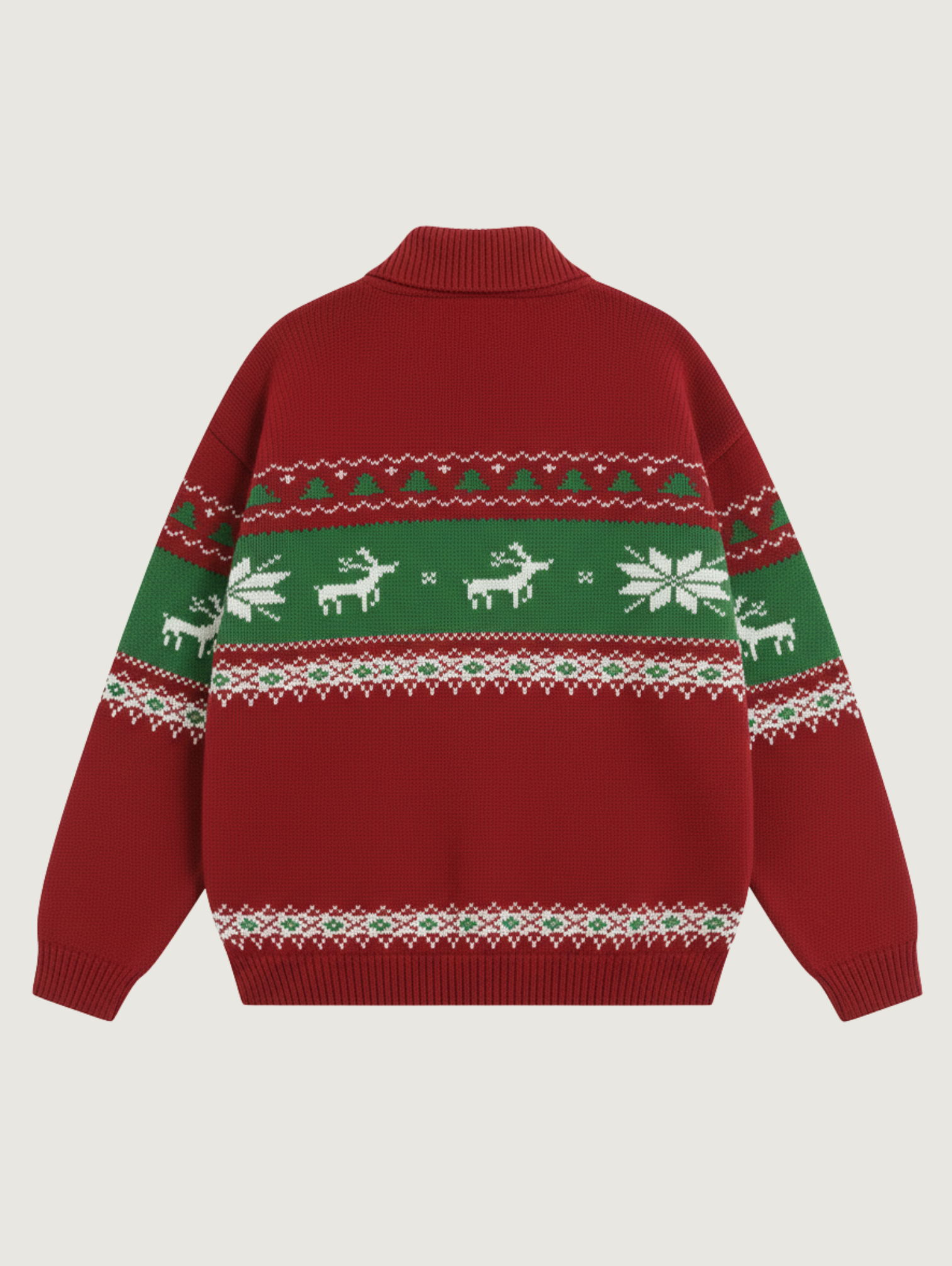 CHRISTMAS FAIR ISLE SWEATER JACKET