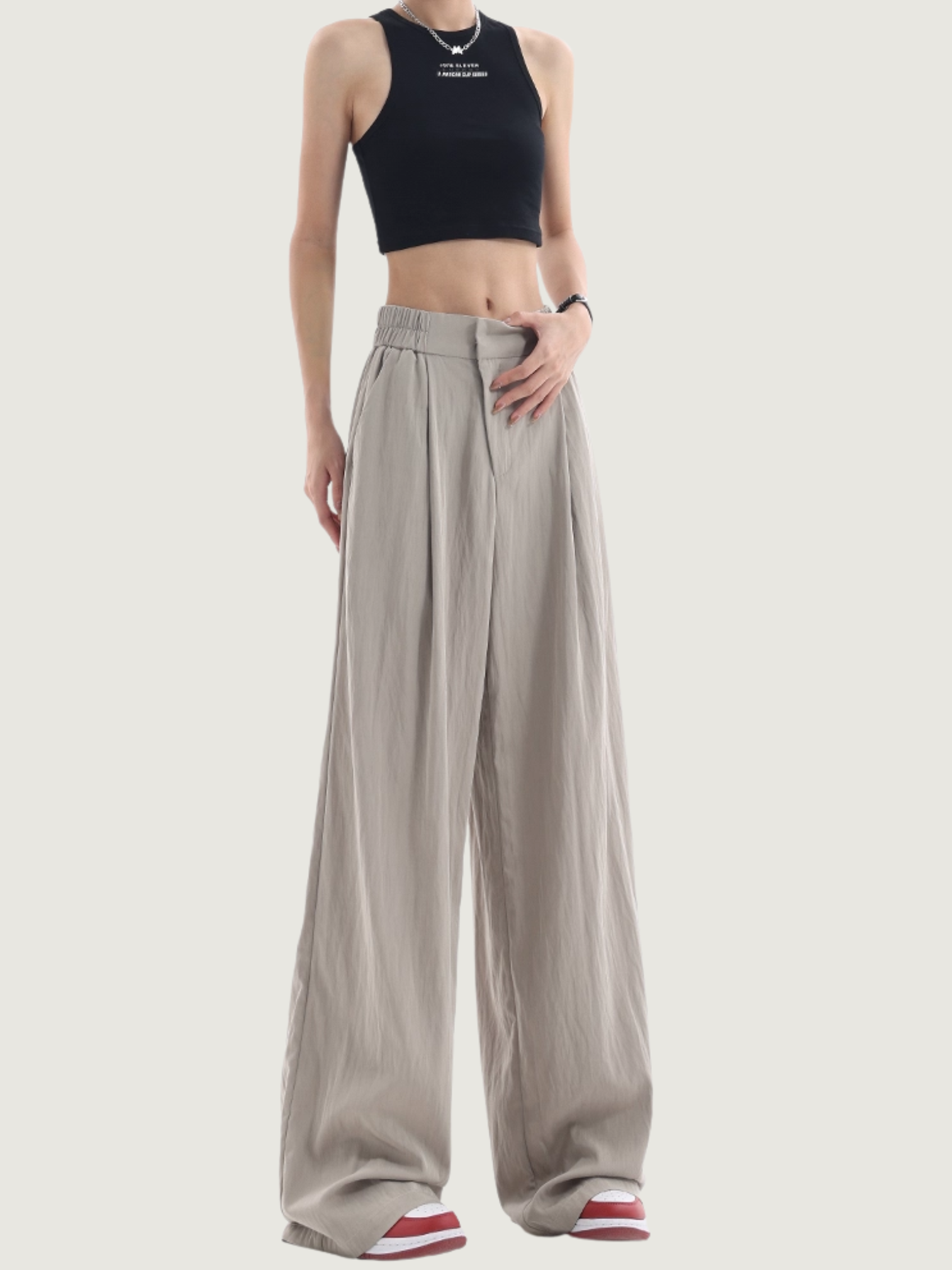 LIGHTWEIGHT TENCEL SUIT PANTS