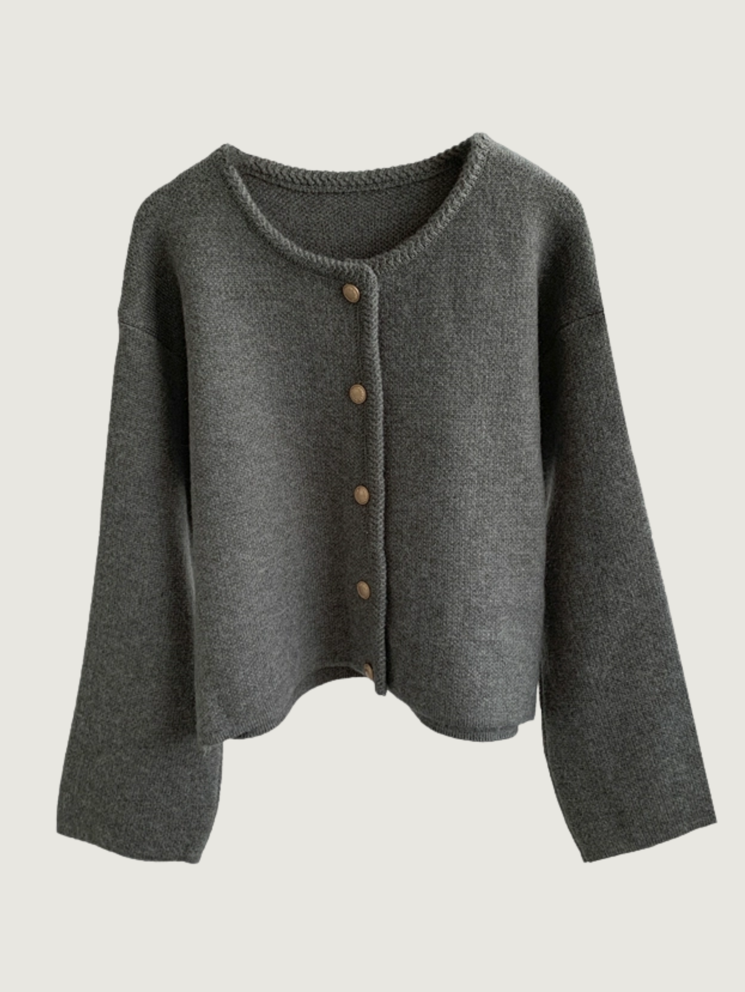 SHORT CASHMERE CARDIGAN