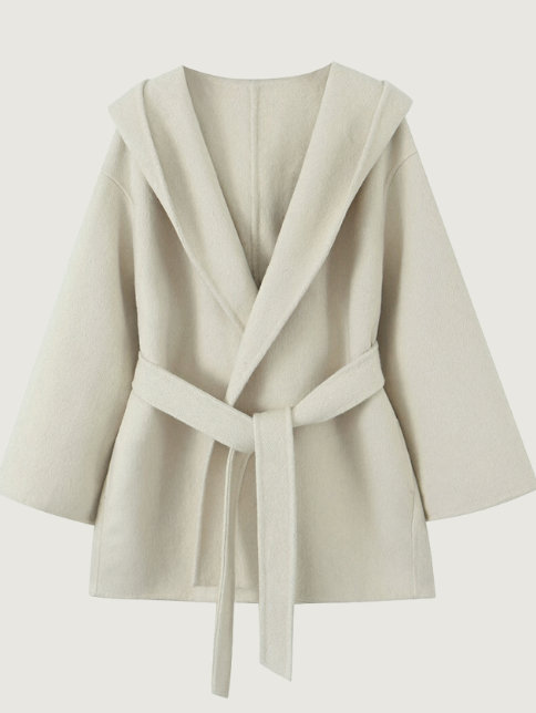 WOLLEN BATHROBE DOUBLE-SIDED STYLE COAT