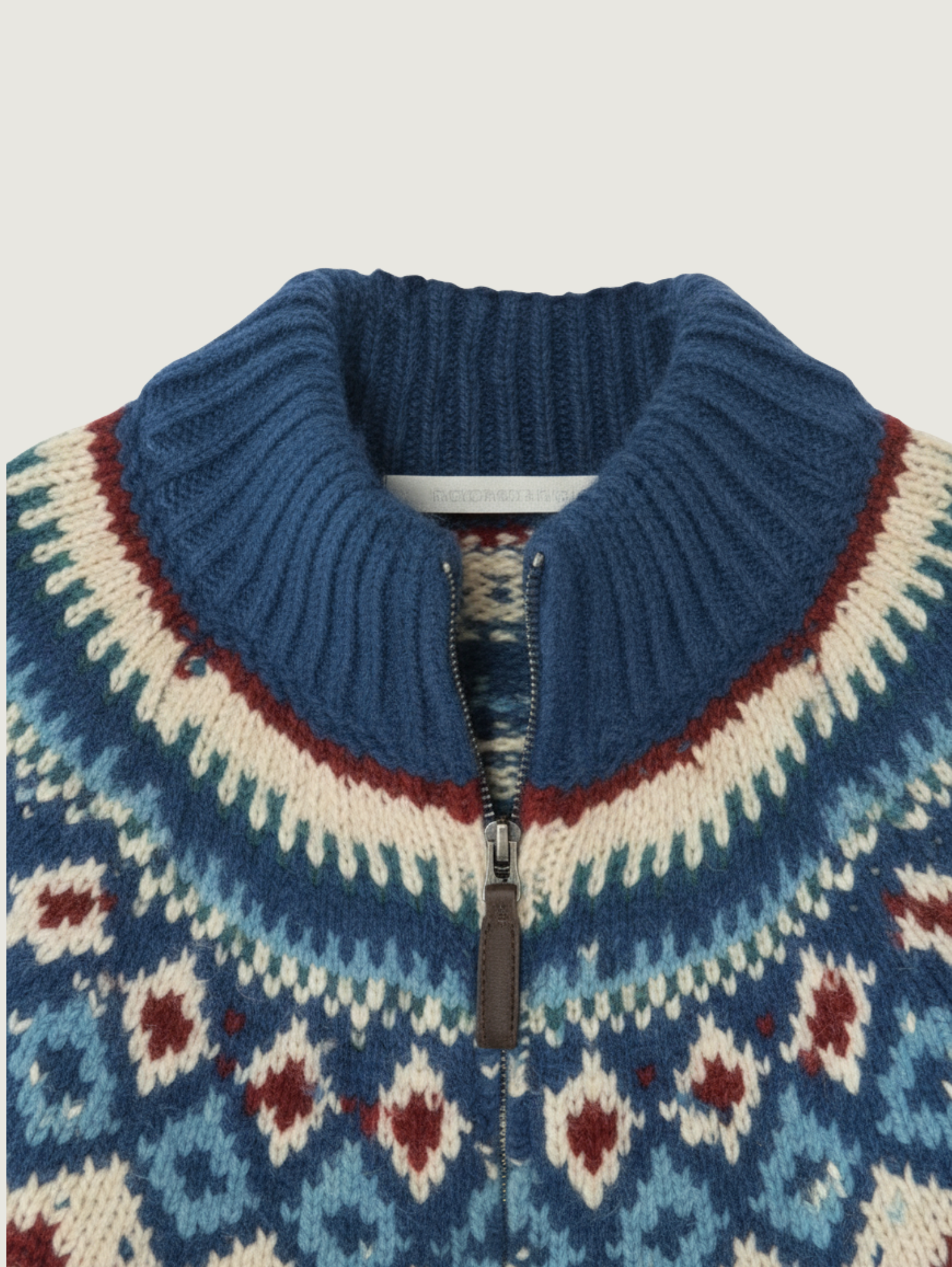 FAIR ISLE TURTLENECK SWEATER