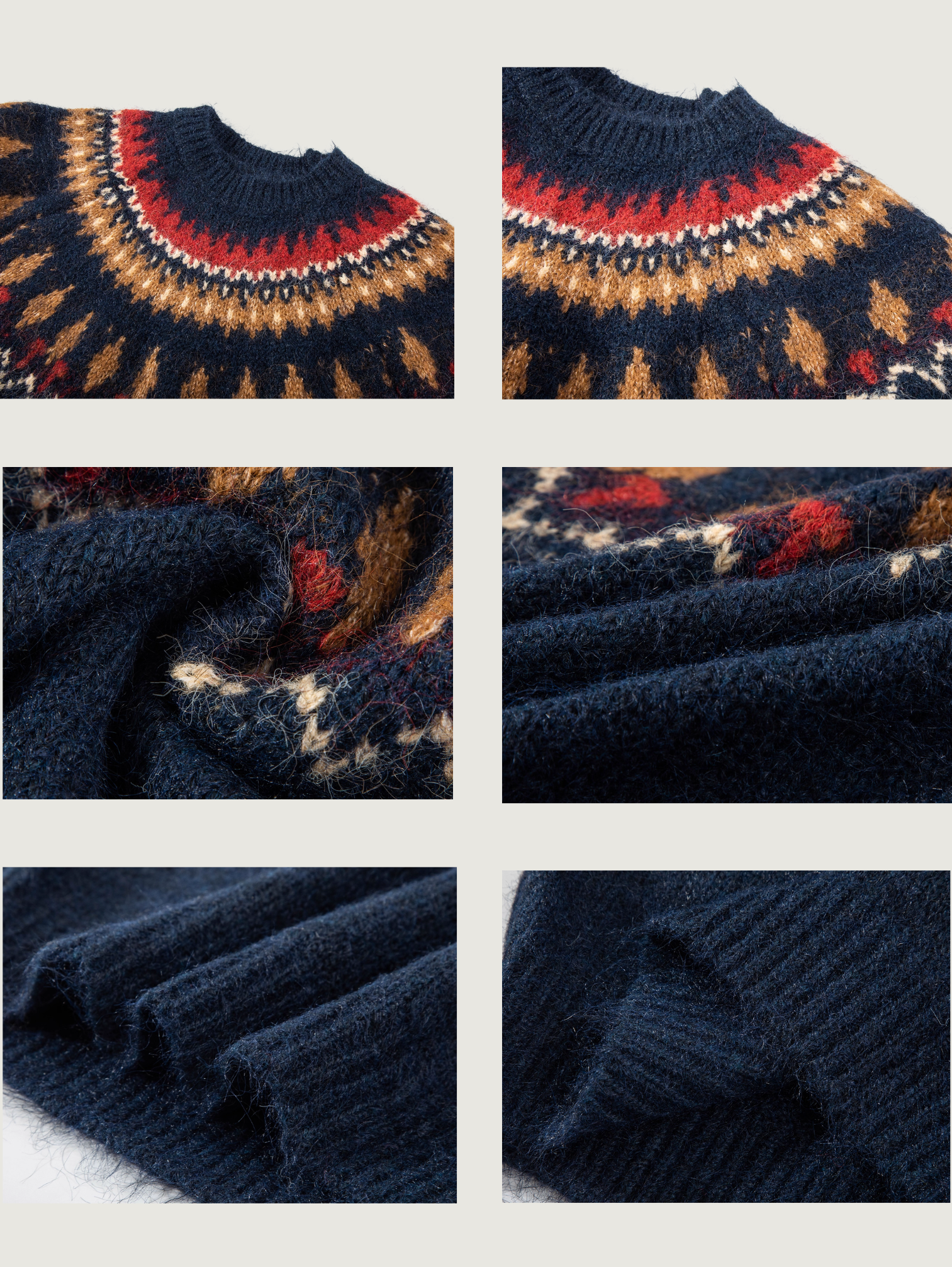 JACQUARD KNIT SWEATER