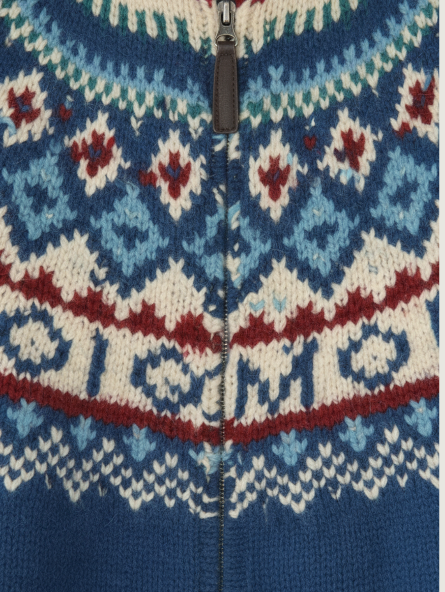 FAIR ISLE TURTLENECK SWEATER