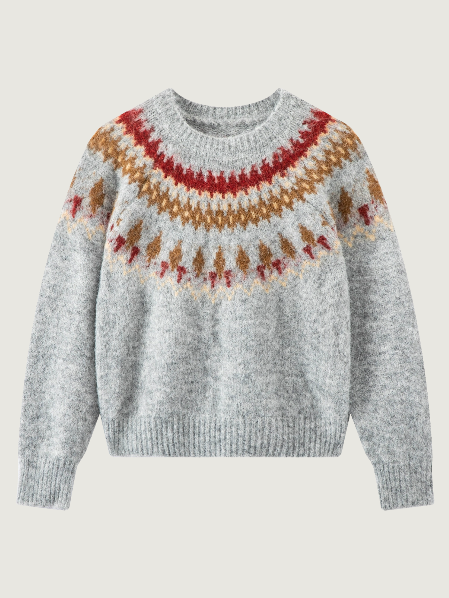 JACQUARD KNIT SWEATER