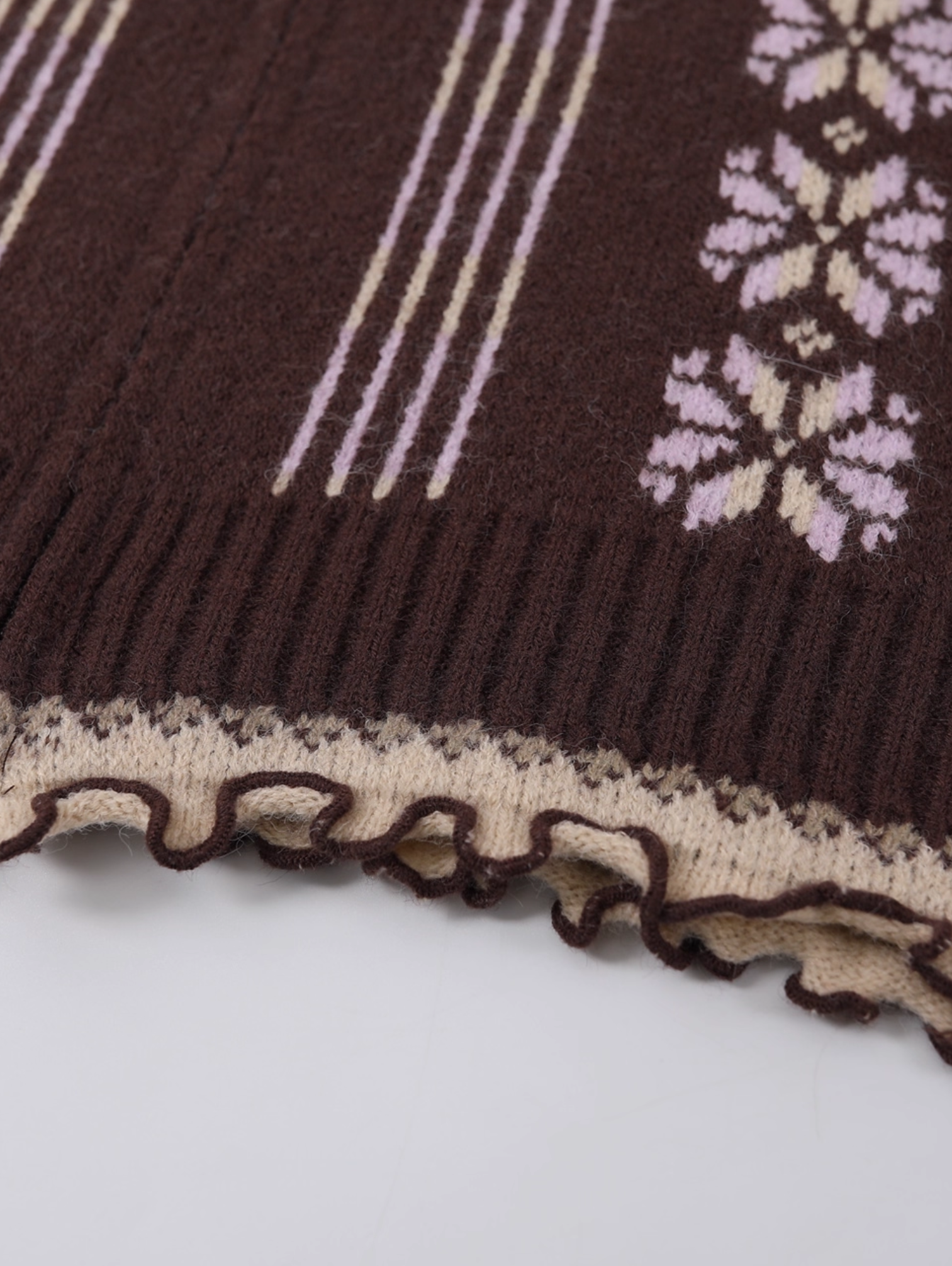 FAIRY ISLE ZIP KNIT CARDIGAN