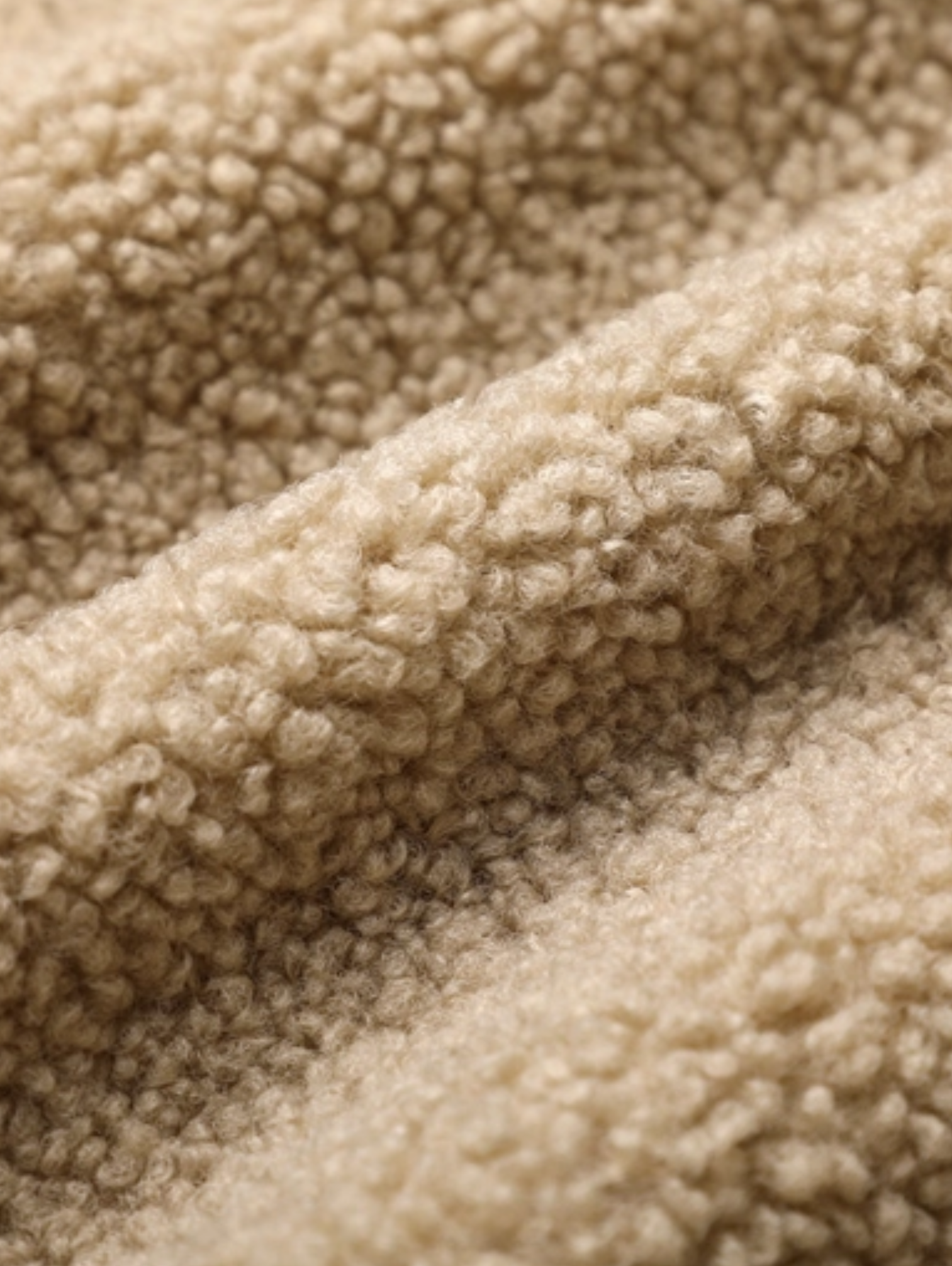 COZY FAUX LAMB FLEECE JACKET