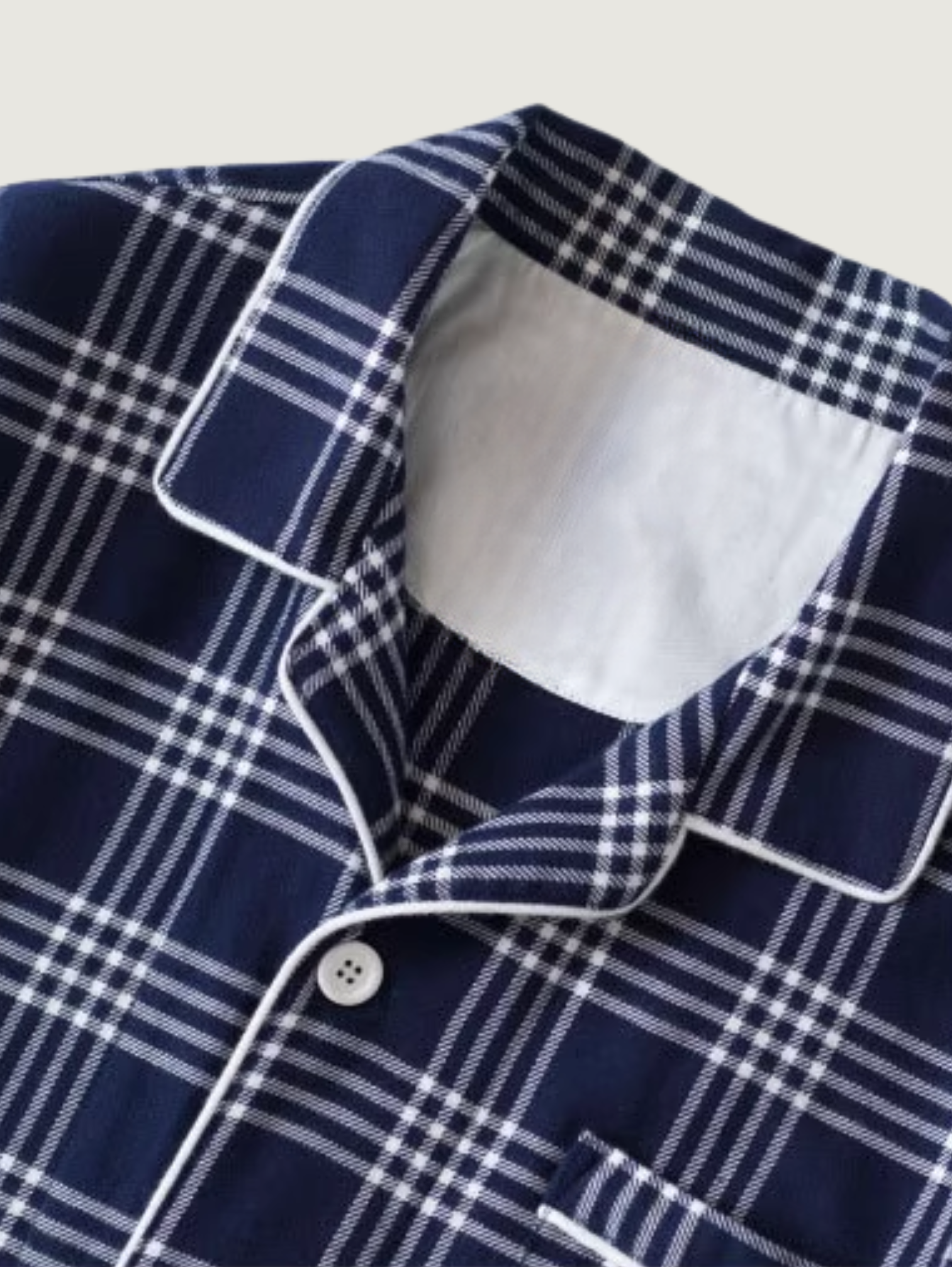 NAVY UNISEX PURE COTTON PAJAMA SET