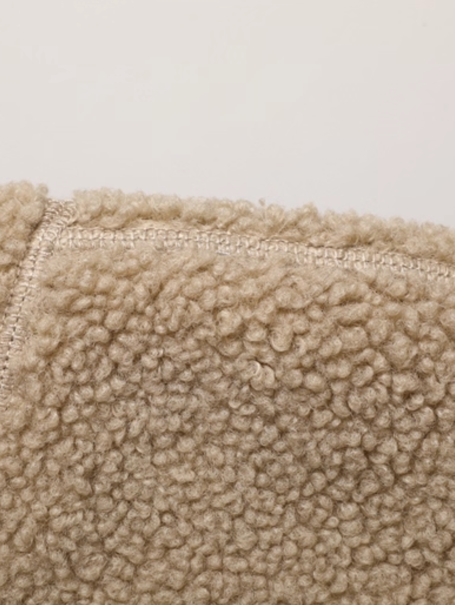 COZY FAUX LAMB FLEECE JACKET