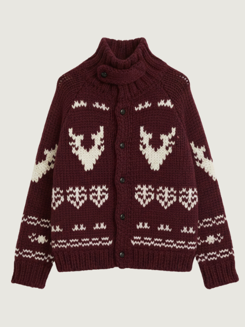 NORDIC FAIR ISLE TURTLENECK SWEATER