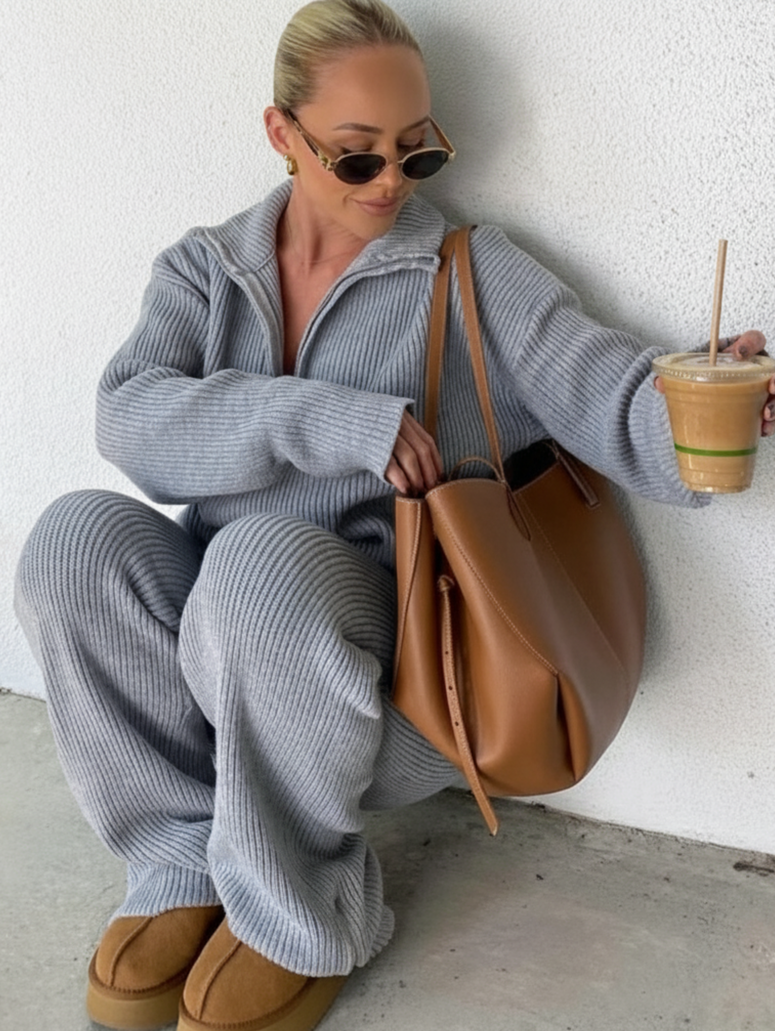 WINTER KNITTED LOUNGE SET